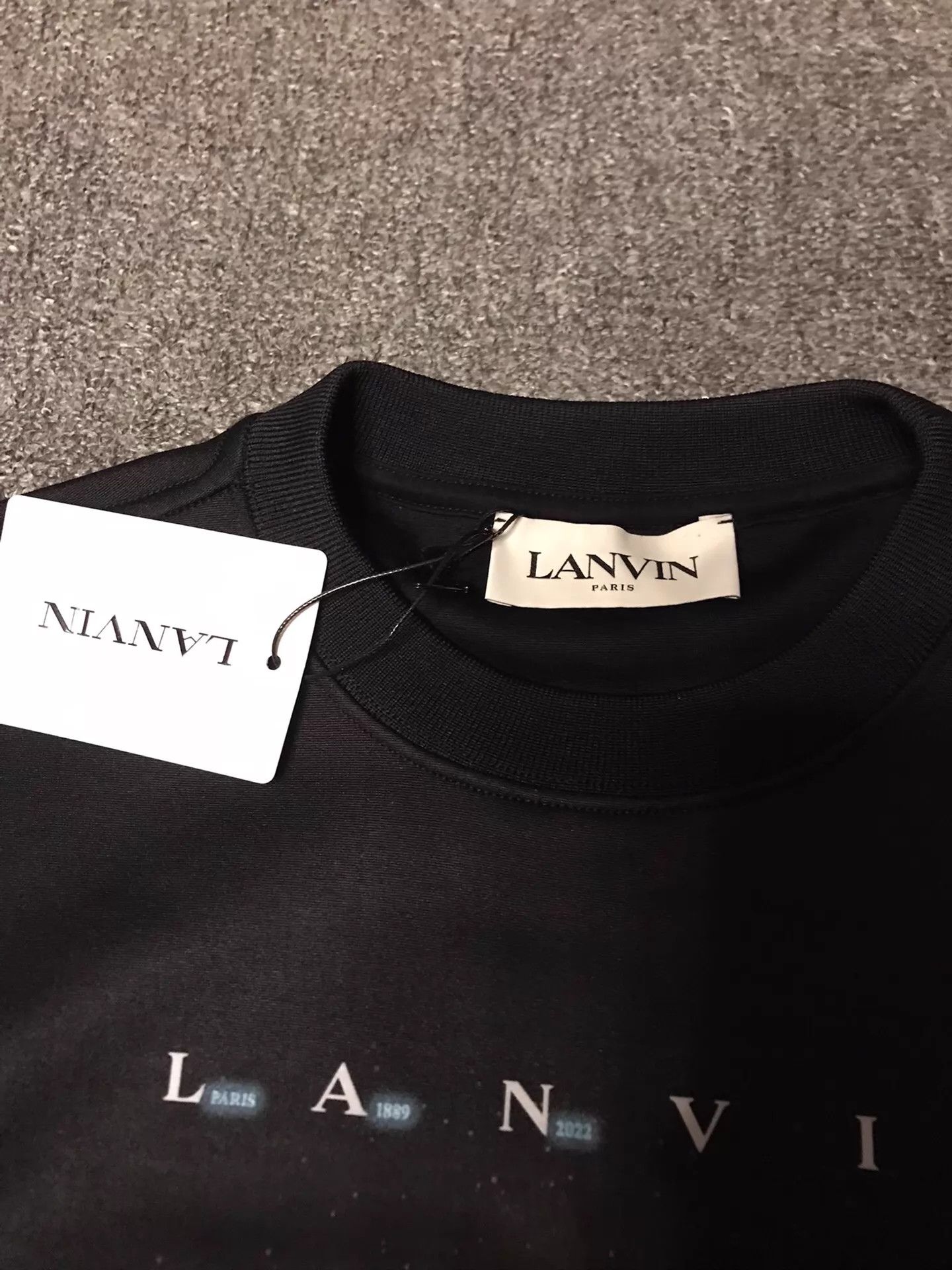 Lanvin Lanvin Wool Blend Lunar Starry Print Hoodie M Unisex Size US M / EU 48-50 / 2 - 4 Thumbnail