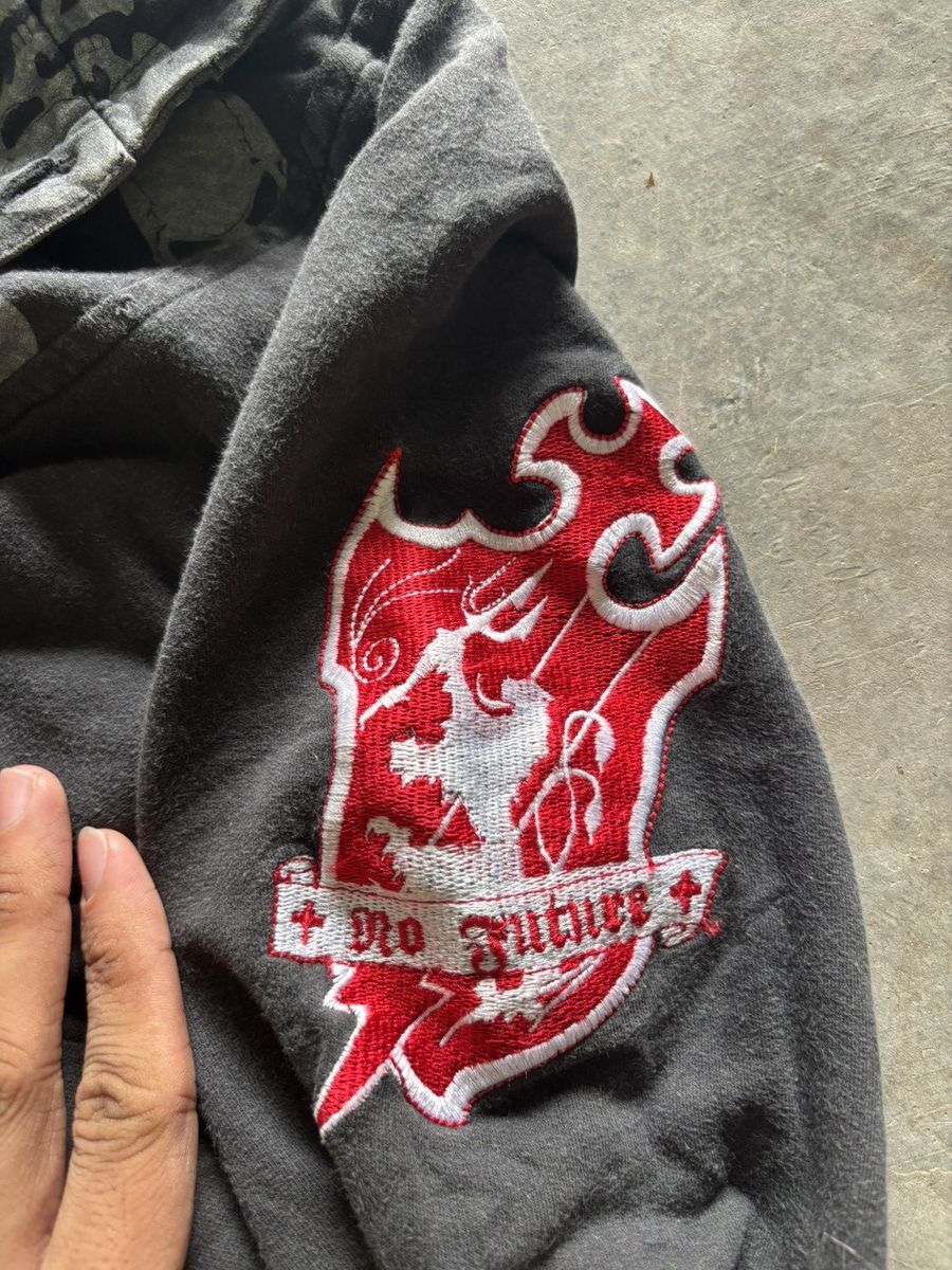 20471120 × Hysteric Glamour × No Future NO FUTURE y2k skull hoodie rare punk grunge japanese Size US M / EU 48-50 / 2 - 11 Thumbnail