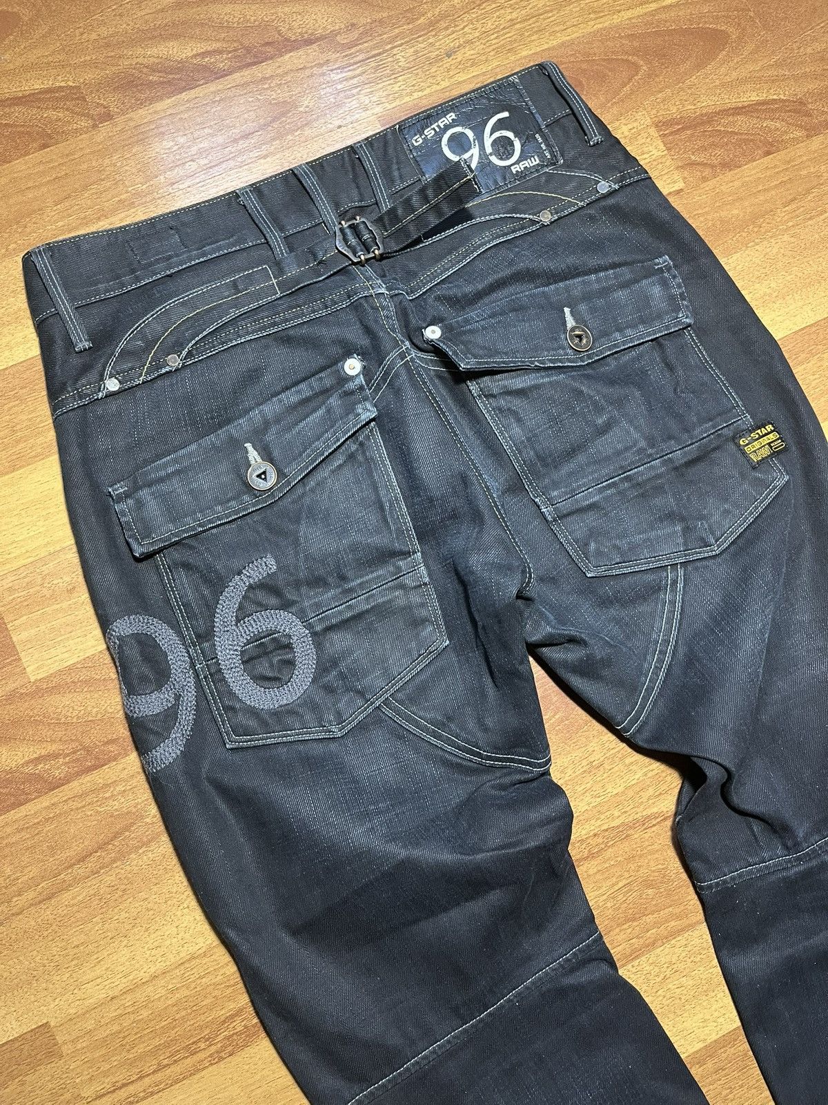 G-Star Rare Vintage G-Star Raw Denim Jeans Avant-Garde Y2K Size US 32 / EU 48 - 2 Thumbnail
