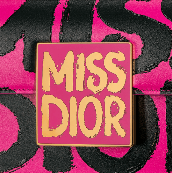 Dior o1w1db11125 M2610U Size : OS / Flap Bag in Fuchsia/Black Size ONE SIZE - 6 Thumbnail