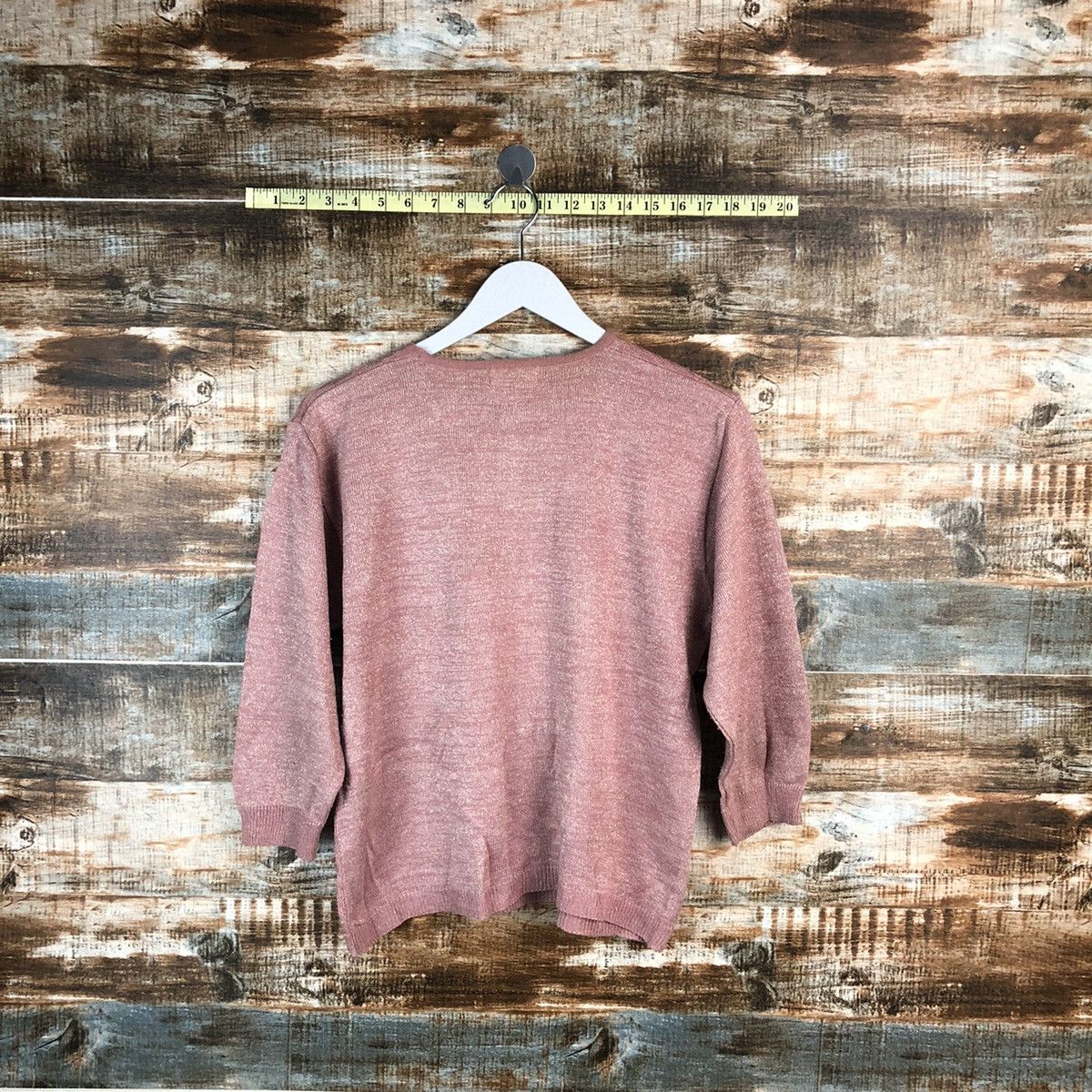Homespun Knitwear × Japanese Brand Dia Sunny vintage Pink Knitwear #A1569 Size M / US 6-8 / IT 42-44 - 13 Thumbnail