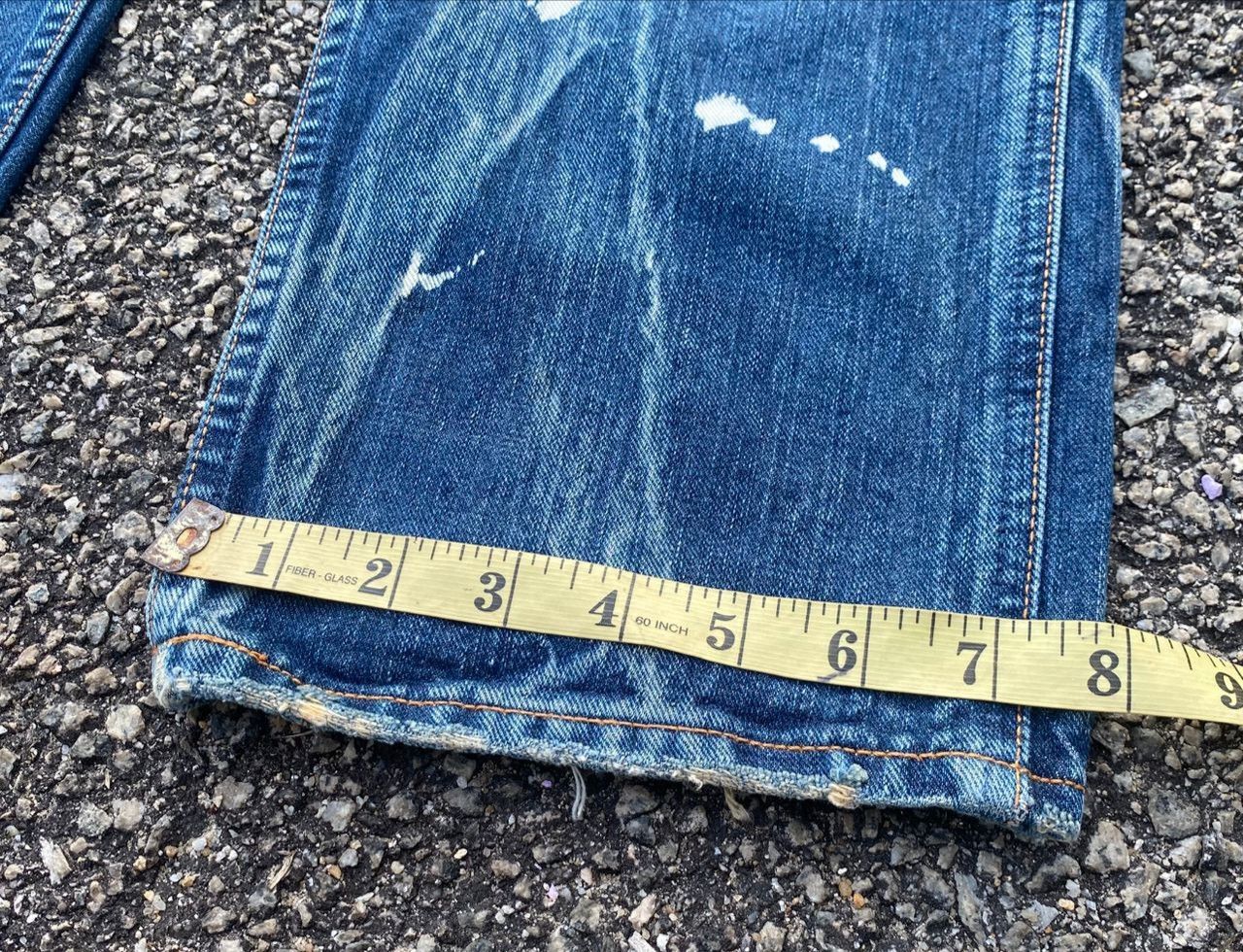 Wrangler Vintage 80s Wrangler Blue Bell Distressed Denim Size US 32 / EU 48 - 15 Thumbnail