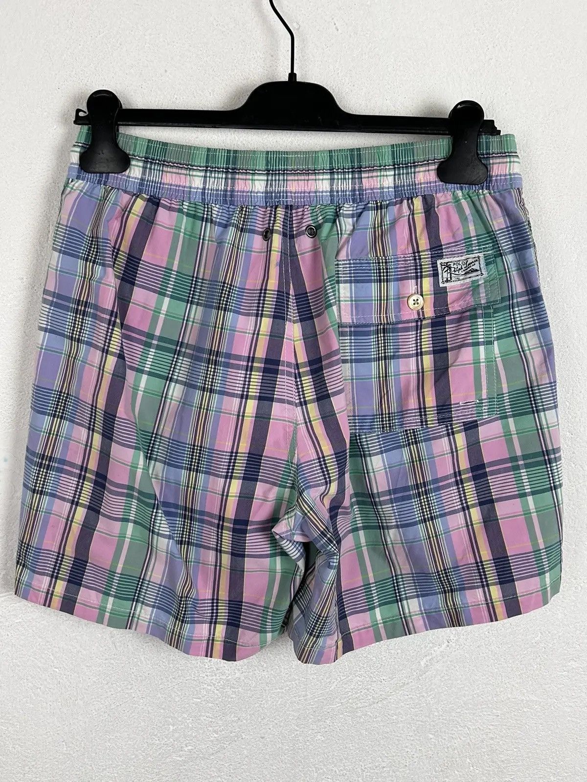 Polo Ralph Lauren Vintage Polo By Ralph Lauren Swimwear Checkered Shorts Size US 30 / EU 46 - 5 Thumbnail