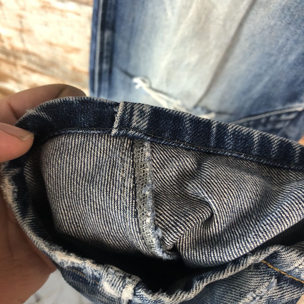 G-Star G Star Blue faded ripped Distressed Denim Pants #A2077 Size US 28 / EU 44 - 11 Thumbnail