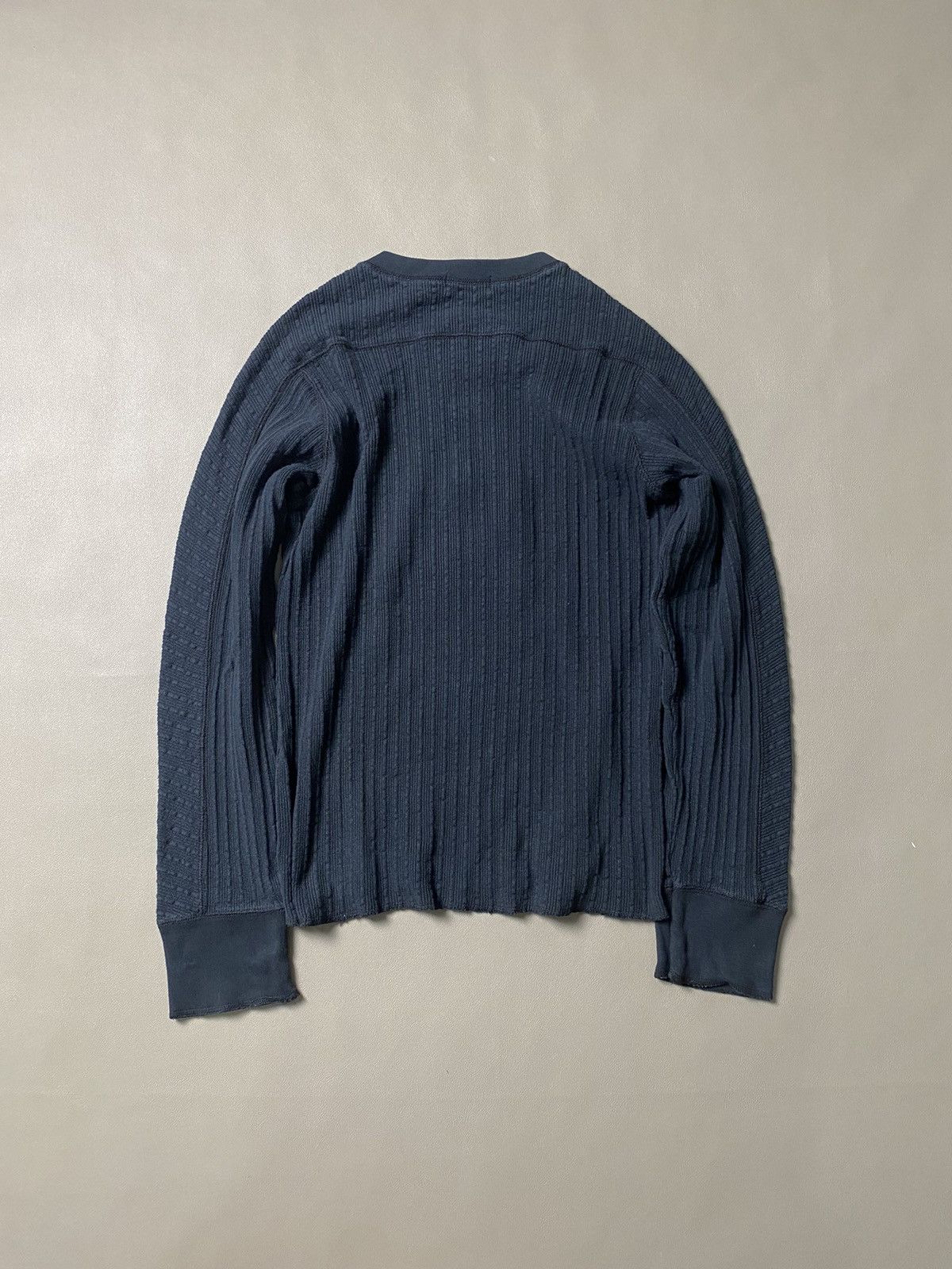 If Six Was Nine × Japanese Brand × Le Grande Bleu (L.G.B.) Vintage Louis Chavlon Big Button Longsleeve Size US M / EU 48-50 / 2 - 4 Thumbnail