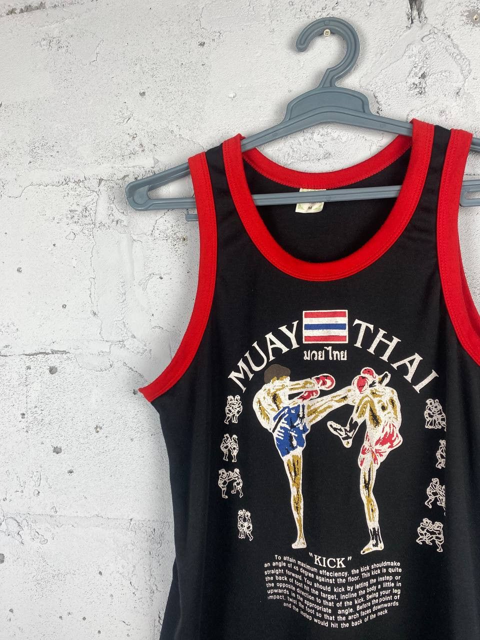Japanese Brand × Vintage Vintage Muay Thai Thailand Singlet Tank Top T Shirt Size US M / EU 48-50 / 2 - 3 Thumbnail