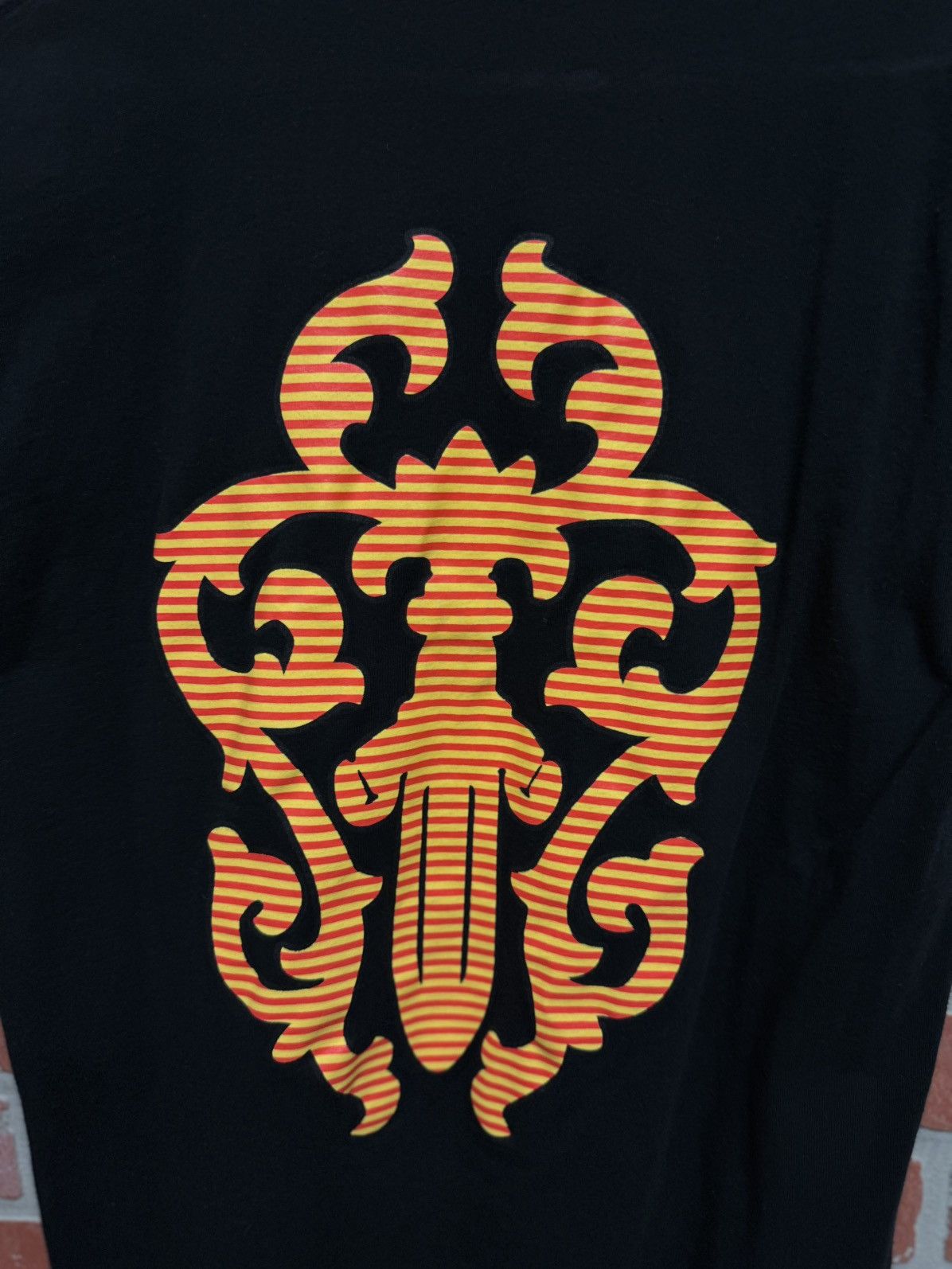 Chrome Hearts Black Dagger Tee Colorful Size M