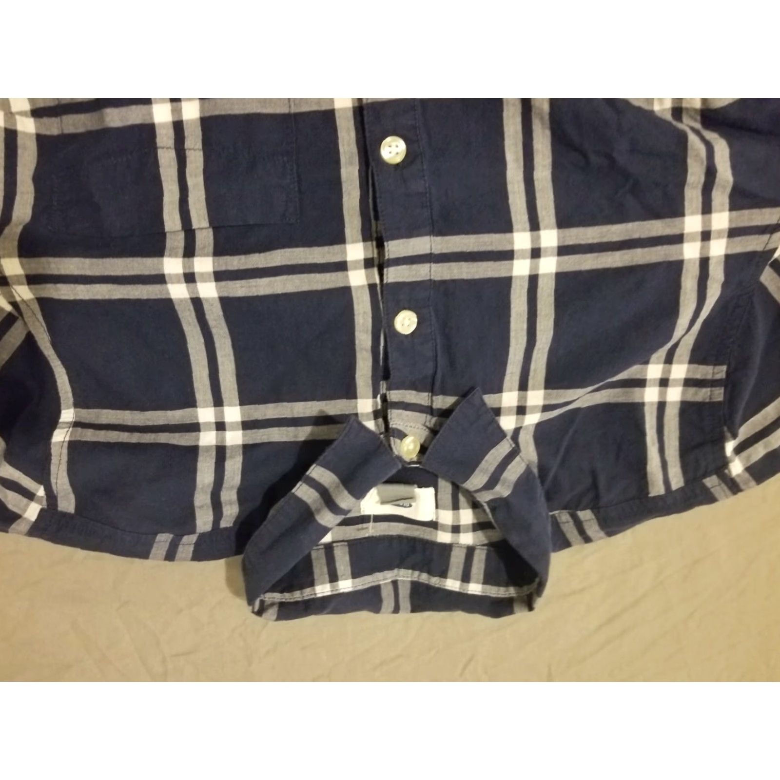 Old Navy VINTAGE Old Navy Shirt Womens Medium Blue Cotton Blouse Size M / US 6-8 / IT 42-44 - 3 Thumbnail