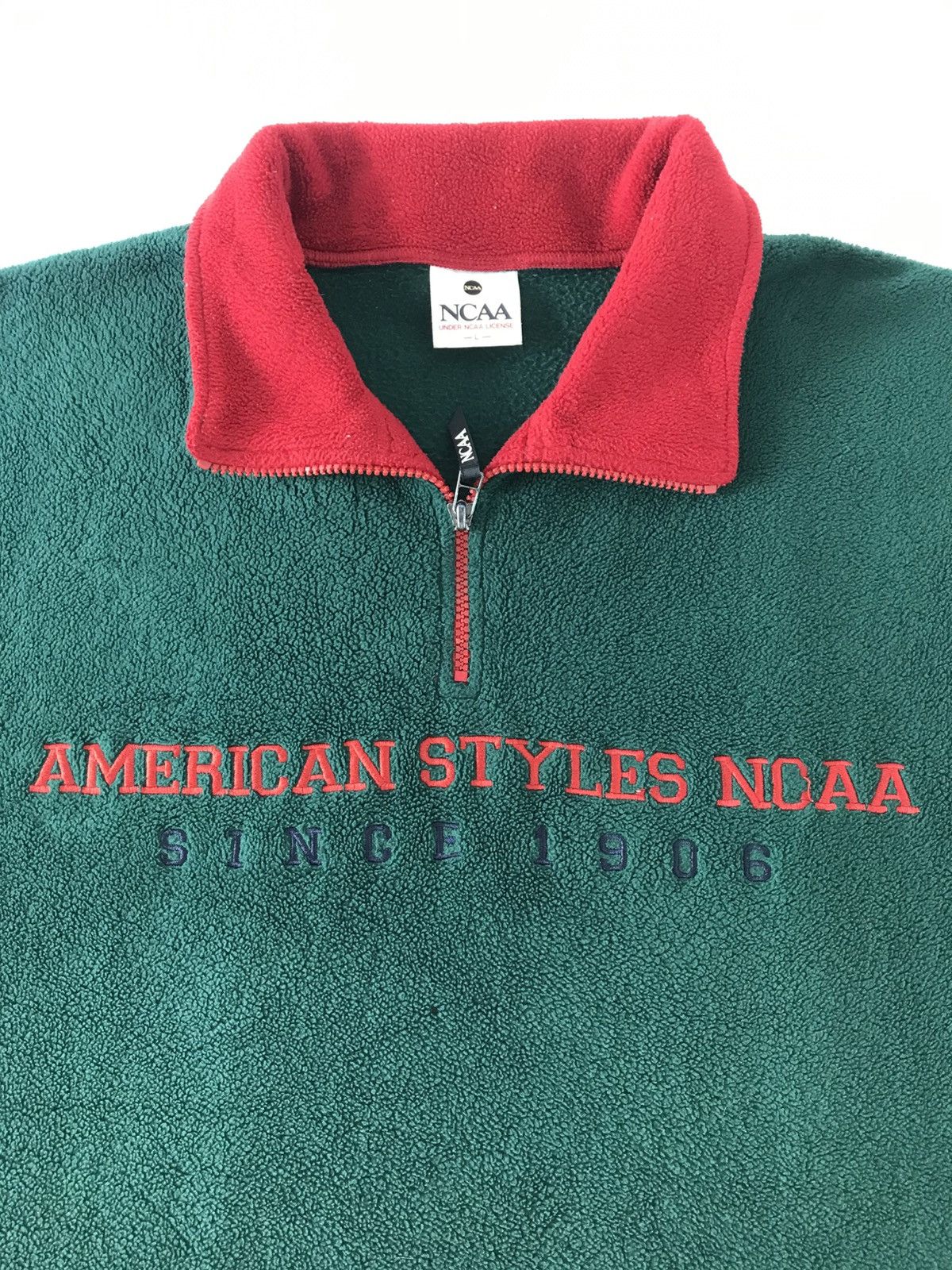 NCAA NCAA American Style Fleece Pull Over Half Zip Style Size US L / EU 52-54 / 3 - 4 Thumbnail