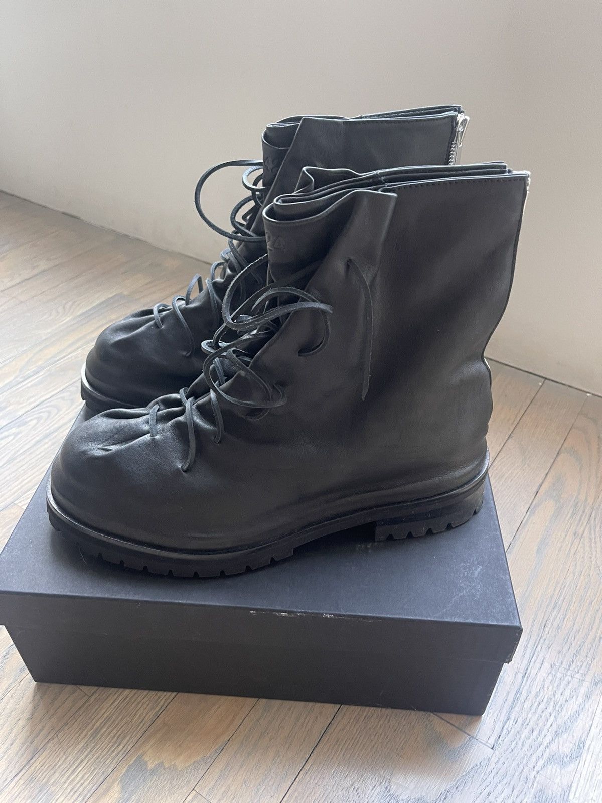 424 Leather Lace up Marathon Boot