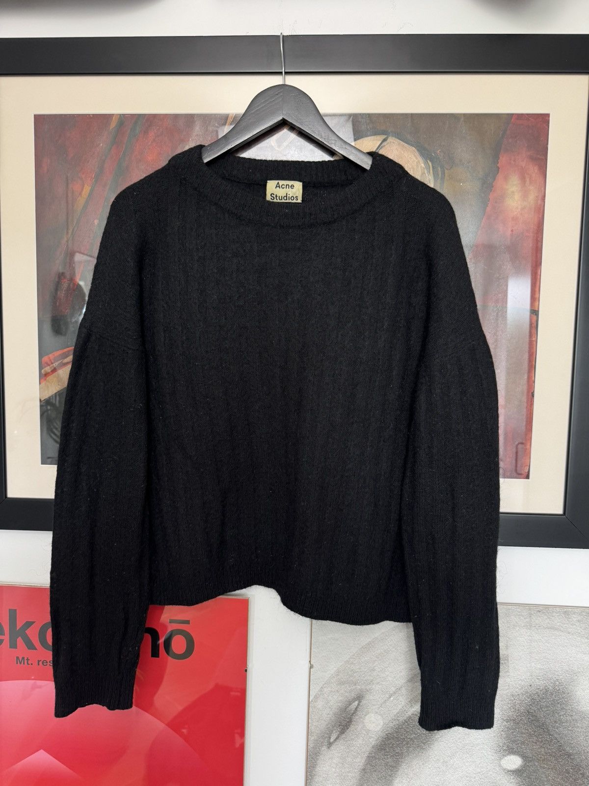 Acne Studios Acne Studios Mohair Dramatic Oversize Sweater Knit Designer Size US XXS / EU 40 - 1 Thumbnail