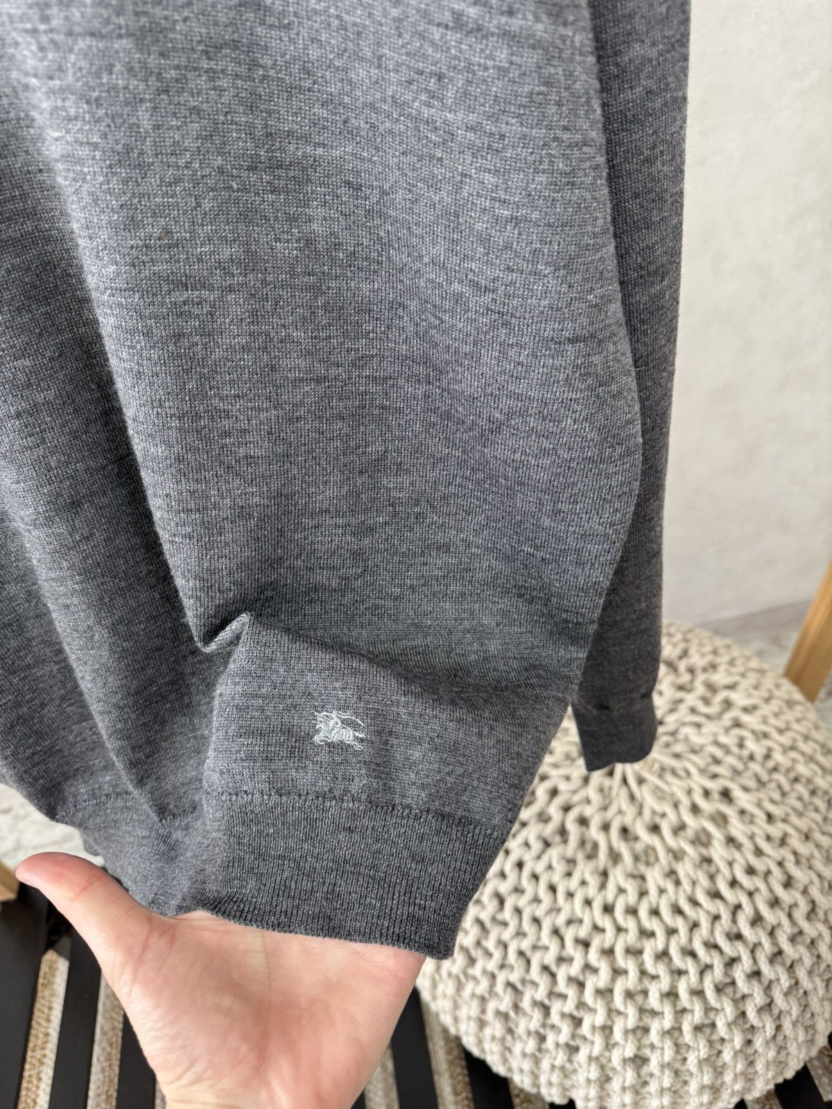 Burberry Burberrys vintage roll neck sweater made in England Size US L / EU 52-54 / 3 - 4 Thumbnail