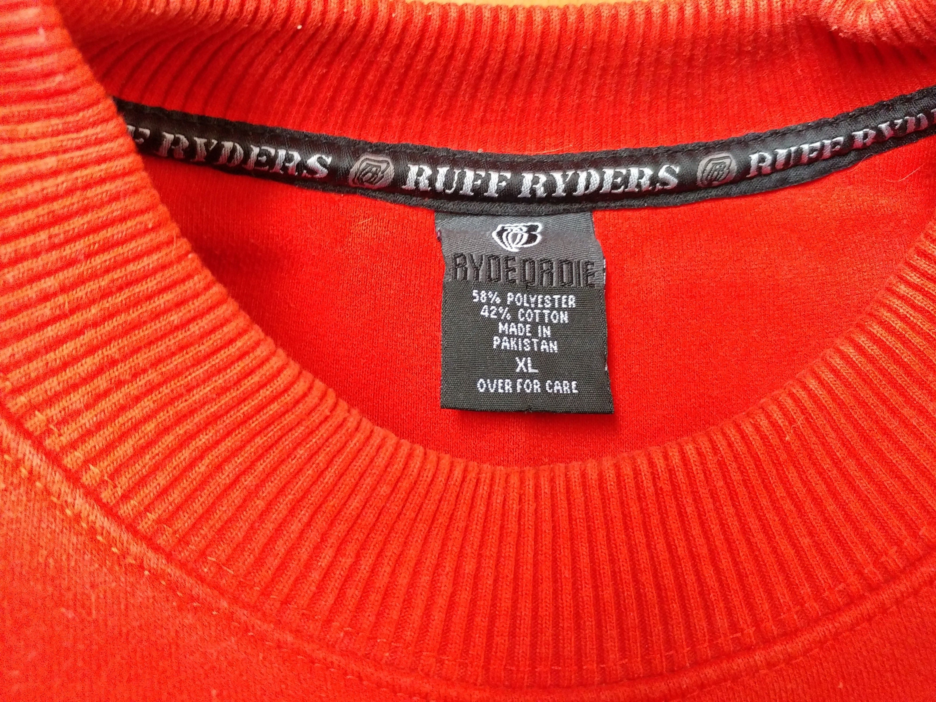 Ruff Ryders Ruff Ryders sweatshirt, orange, vintage DMX shirt size XL Size US XL / EU 56 / 4 - 10 Thumbnail