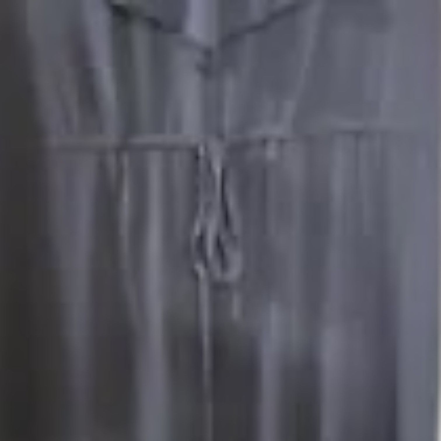Other Daisy Fuentes Blue Gray Shift Dress Drawstring Waist Medium Size M / US 6-8 / IT 42-44 - 2 Thumbnail