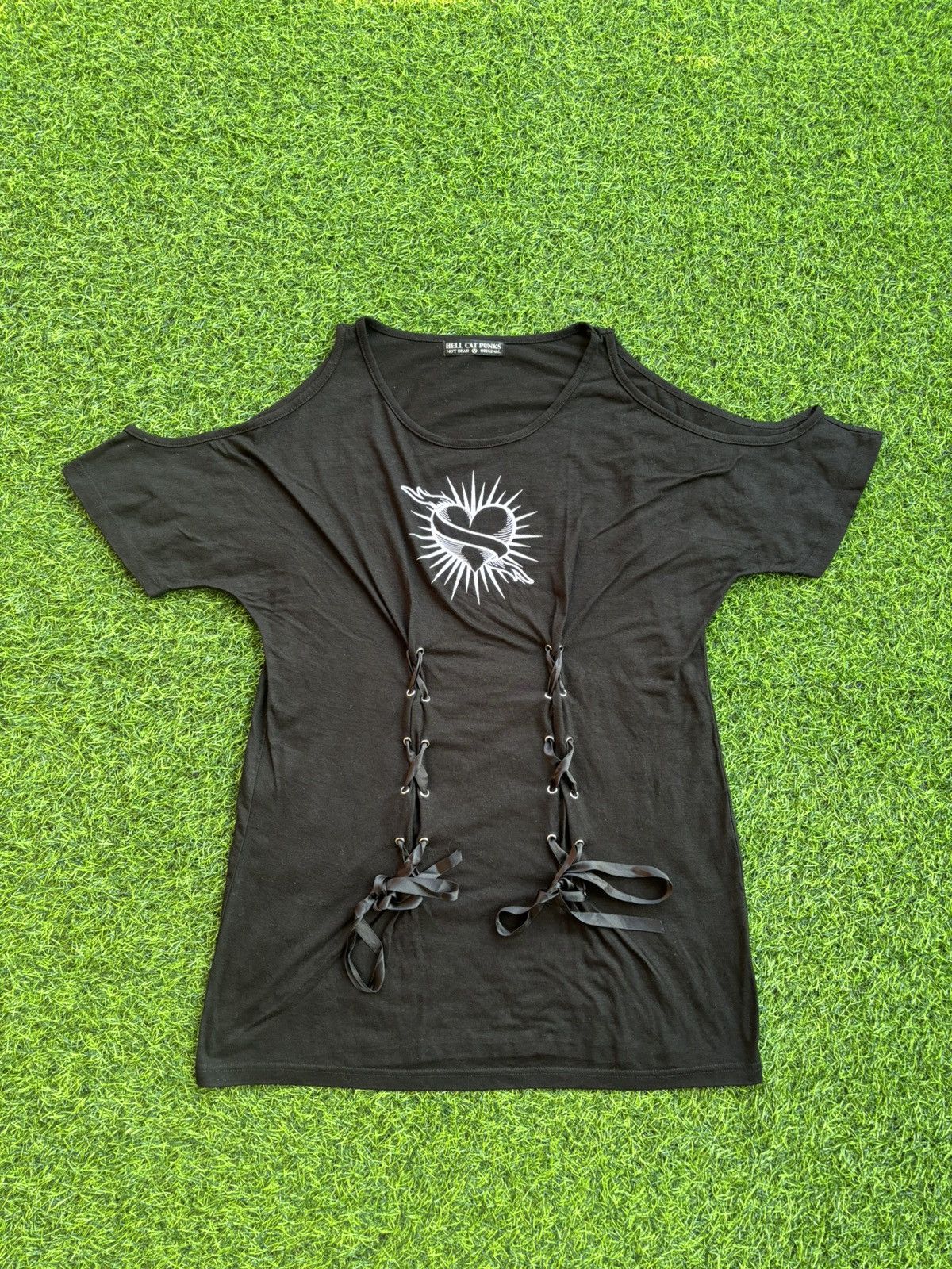 If Six Was Nine Y2k Hell Cat Punk Ifsix Punk Style Women's Tshirt Size ONE SIZE - 1 Thumbnail