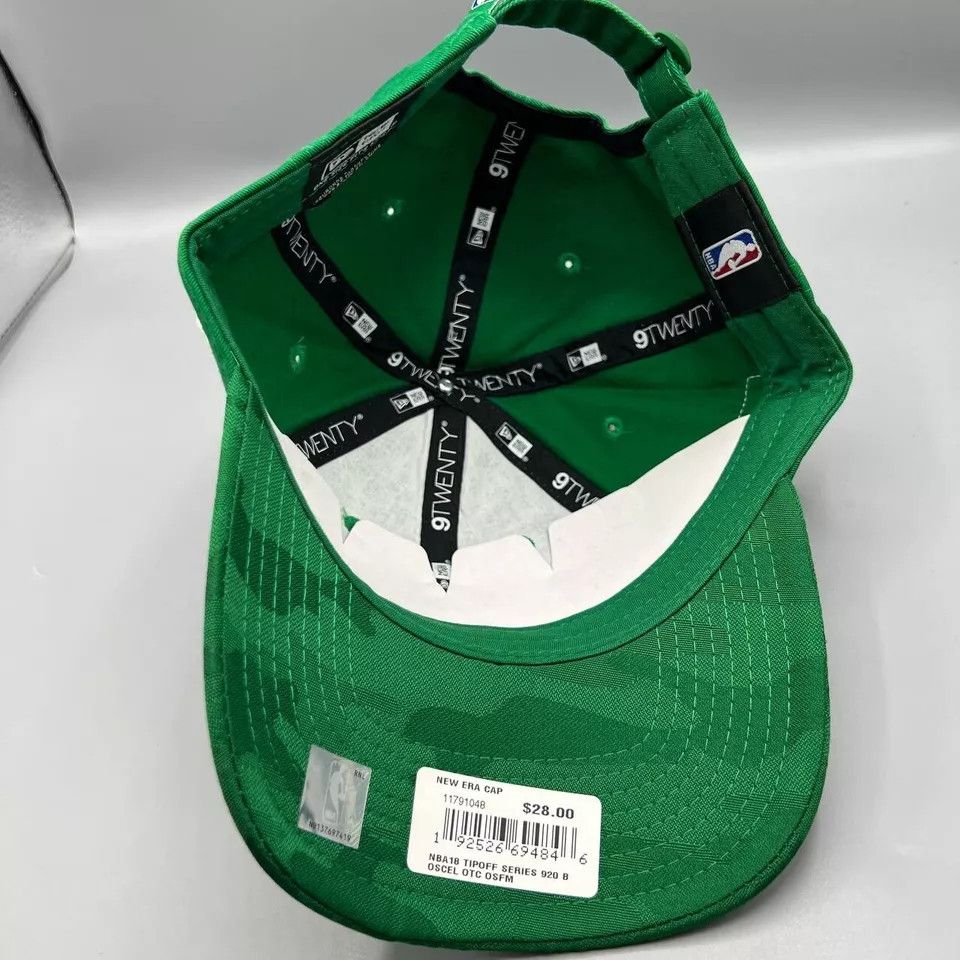 New Era Boston Celtics Hat Men Green Camo NBA Strap Back Cap New Size ONE SIZE - 7 Thumbnail