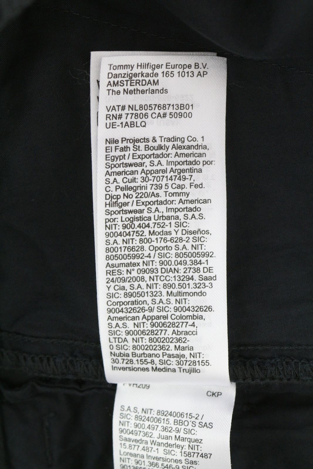 Tommy Hilfiger AIDEN BAGGY CARGO W32/L32 Black Textured Zip Trousers 85169 Size US 32 / EU 48 - 10 Thumbnail