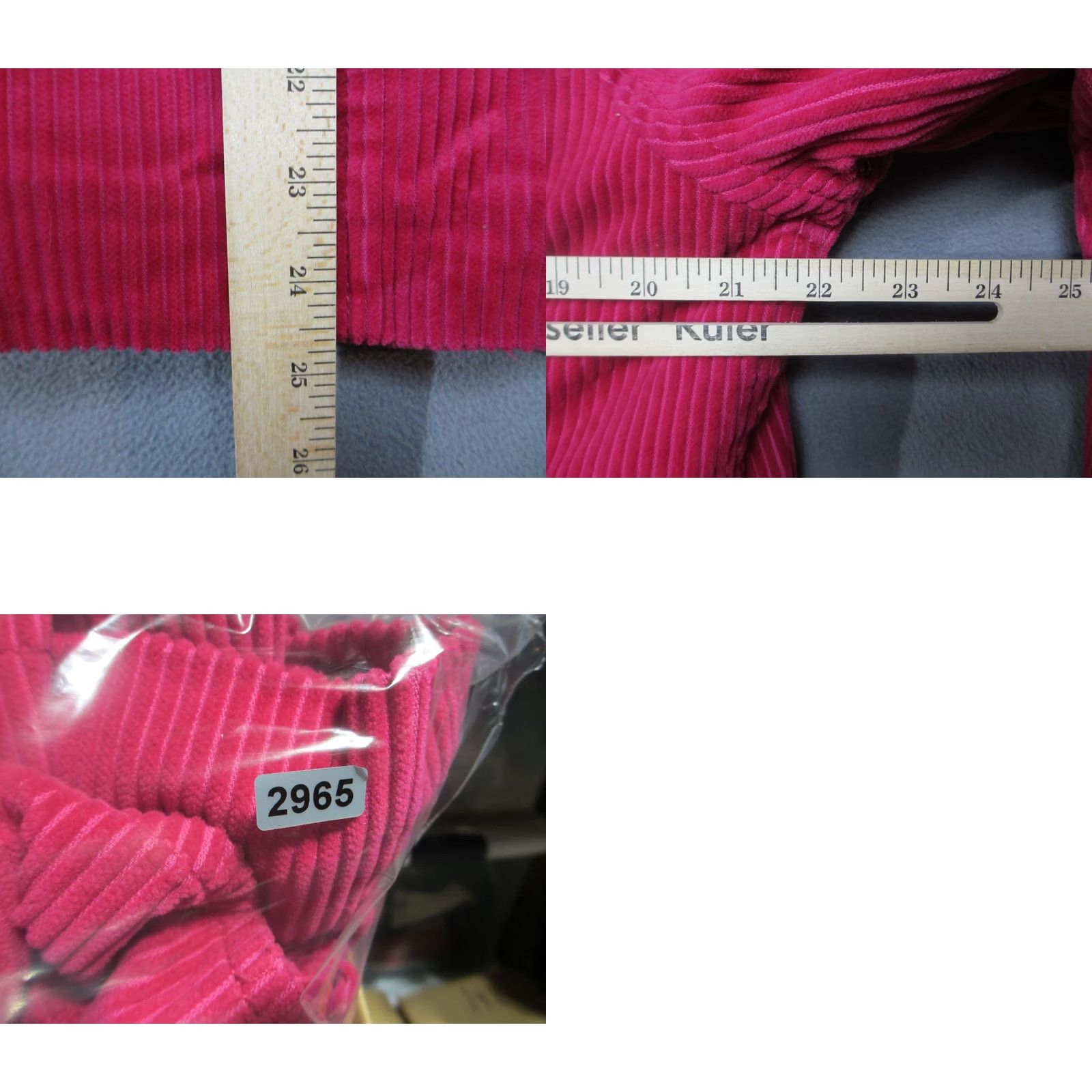 Tommy Hilfiger Tommy Hilfiger Jacket Womens XL Pink Corduroy Sherpa Lined Winter Double Breasted Coat/Pea Coat Short Length Size XL / US 12-14 / IT 48-50 - 8 Thumbnail