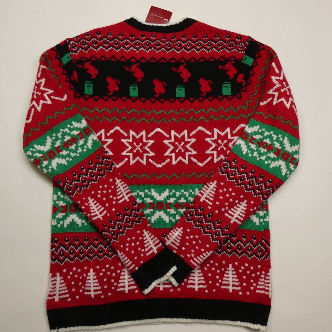 Holiday Brand BLIZZARD BAY holiday sweater, Santa present, medium, NWT Size US M / EU 48-50 / 2 - 2 Thumbnail