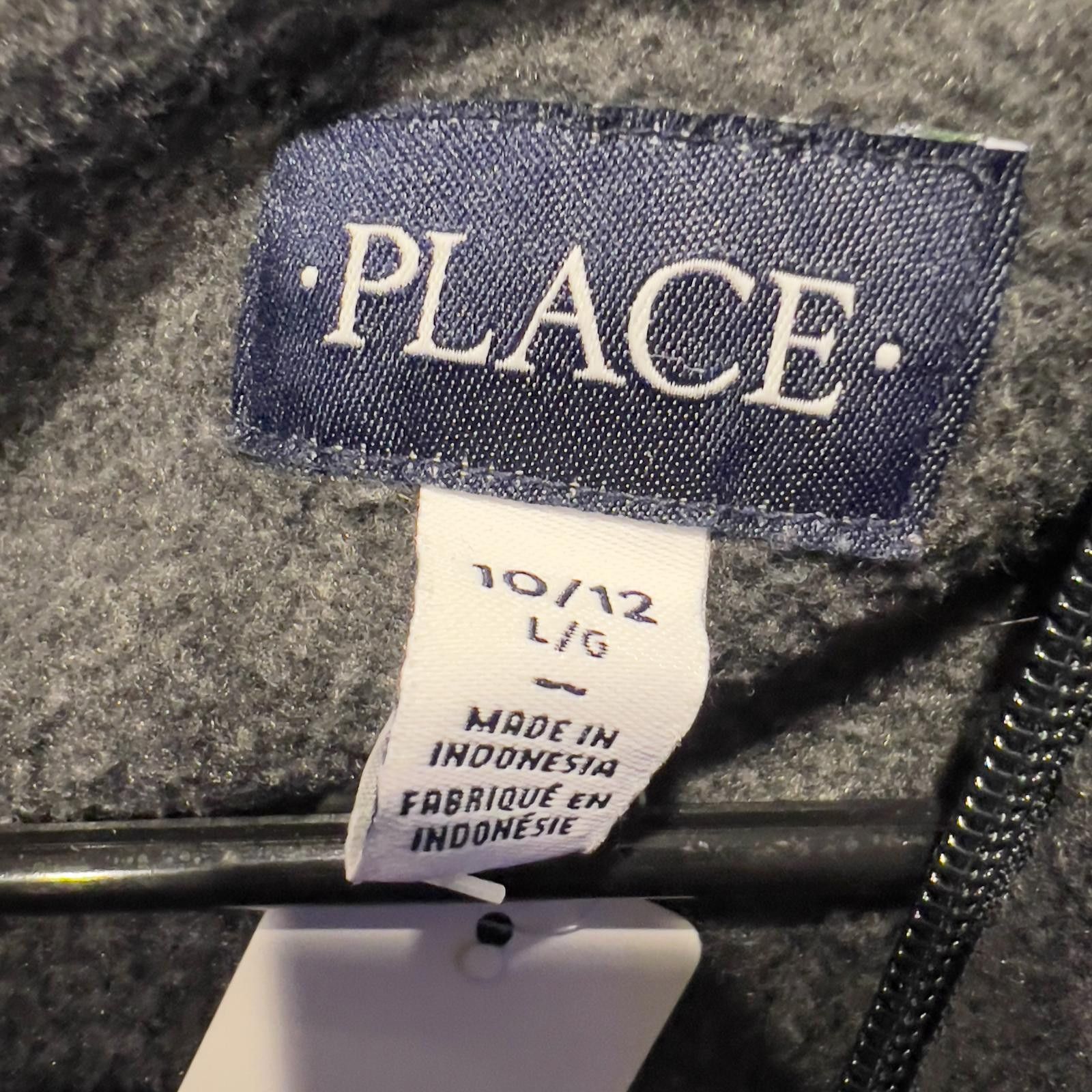 Palace Kids' Gray Fleece Jacket Size 10/12 Size ONE SIZE - 3 Thumbnail