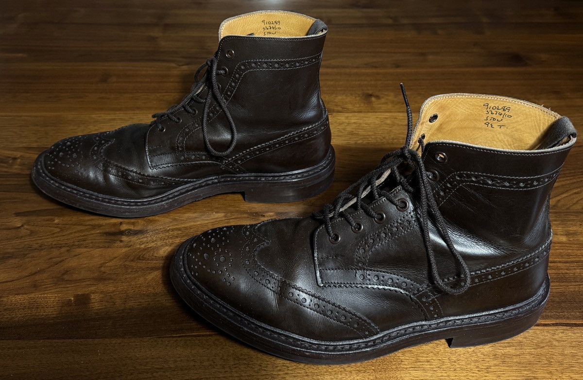 Tricker's Trickers Stow Country Boots, Espresso Burnished Size US 9.5 / EU 42-43 - 3 Thumbnail