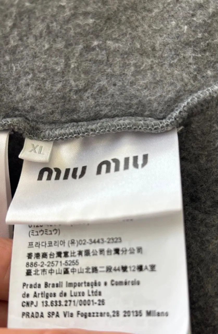Miu Miu Fleece Jacket Size US XL / EU 56 / 4 - 5 Thumbnail