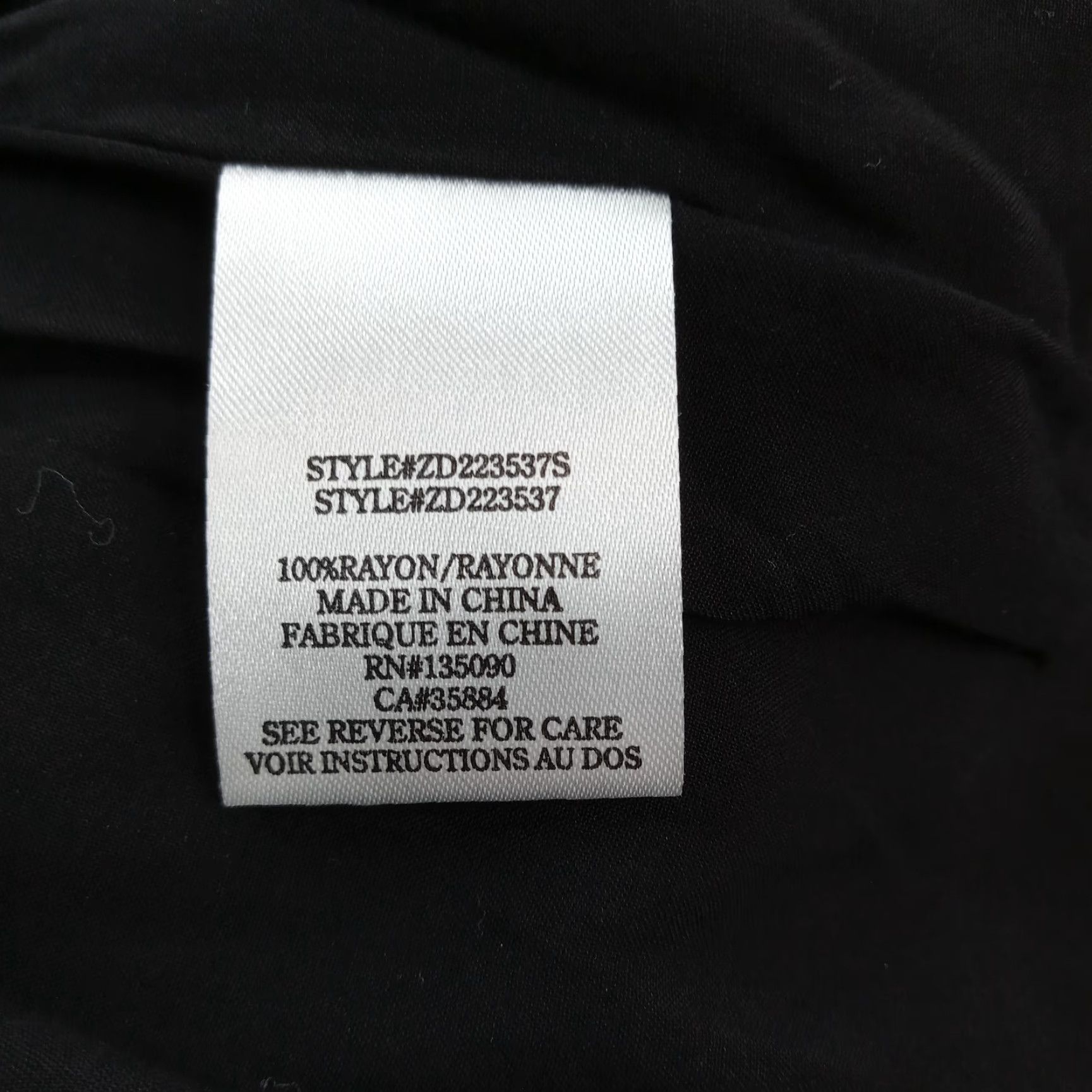 Z Supply VINTAGE Z Supply Dress Women Large Black Leopard Animal Print Casual A-Line Knee Length Long Sleeve V-Neck Lightweight Rayon Size L / US 10 / IT 46 - 7 Thumbnail