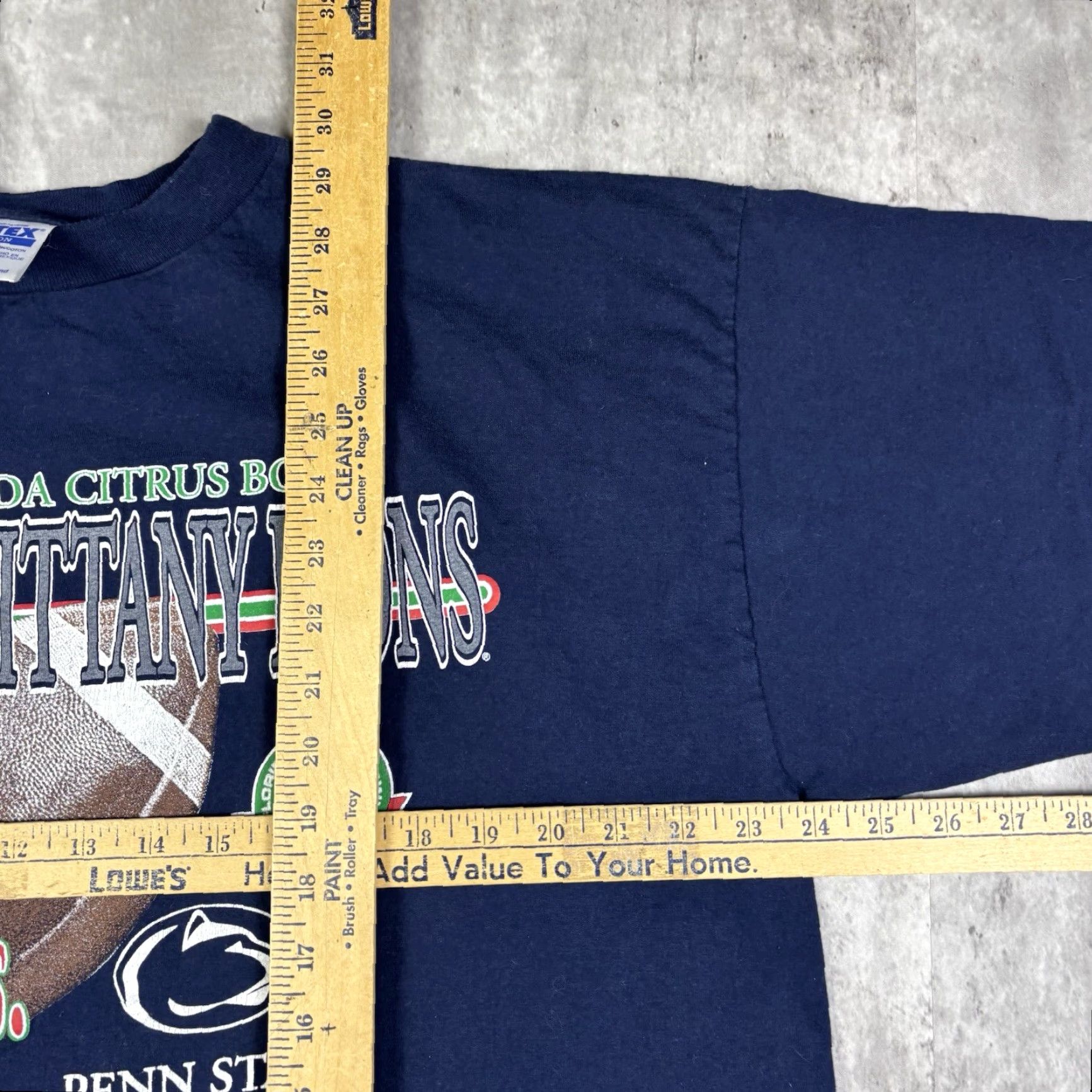 Tultex VINTAGE 90s Tultex T Shirt Mens 2XL Blue Cotton Short Sleeve Crew Neck 90s Citrus Bowl Penn State Florida Gators Size US XXL / EU 58 / 5 - 6 Thumbnail
