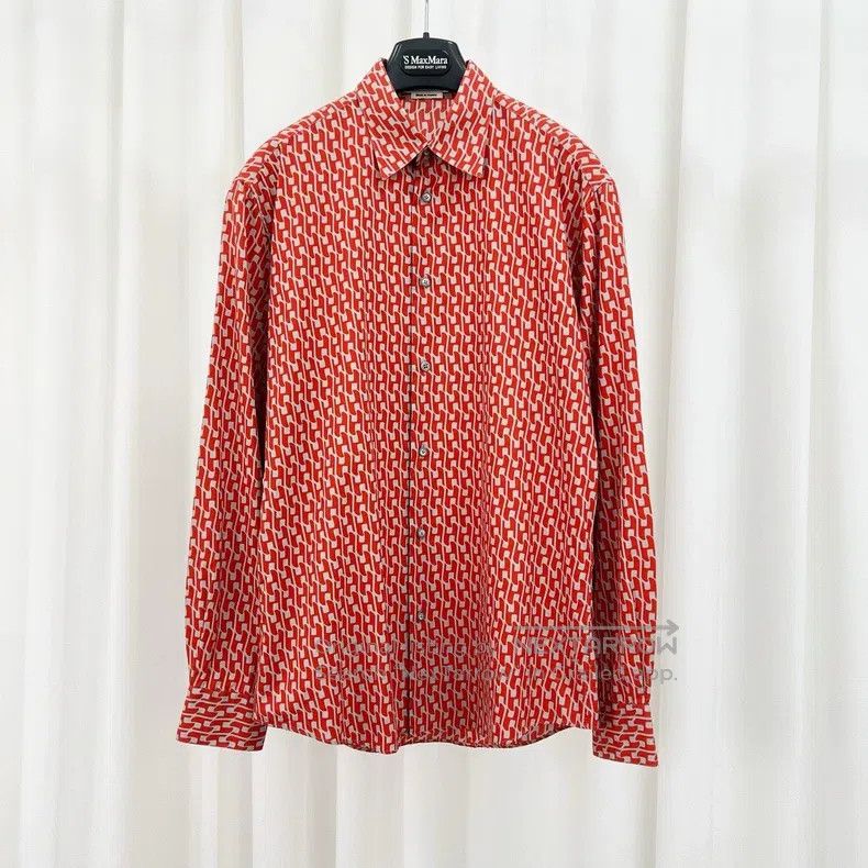 Hermes Hermes size 39 All-over Printed Letter Shirt Jacket Size US S / EU 44-46 / 1 - 1 Thumbnail