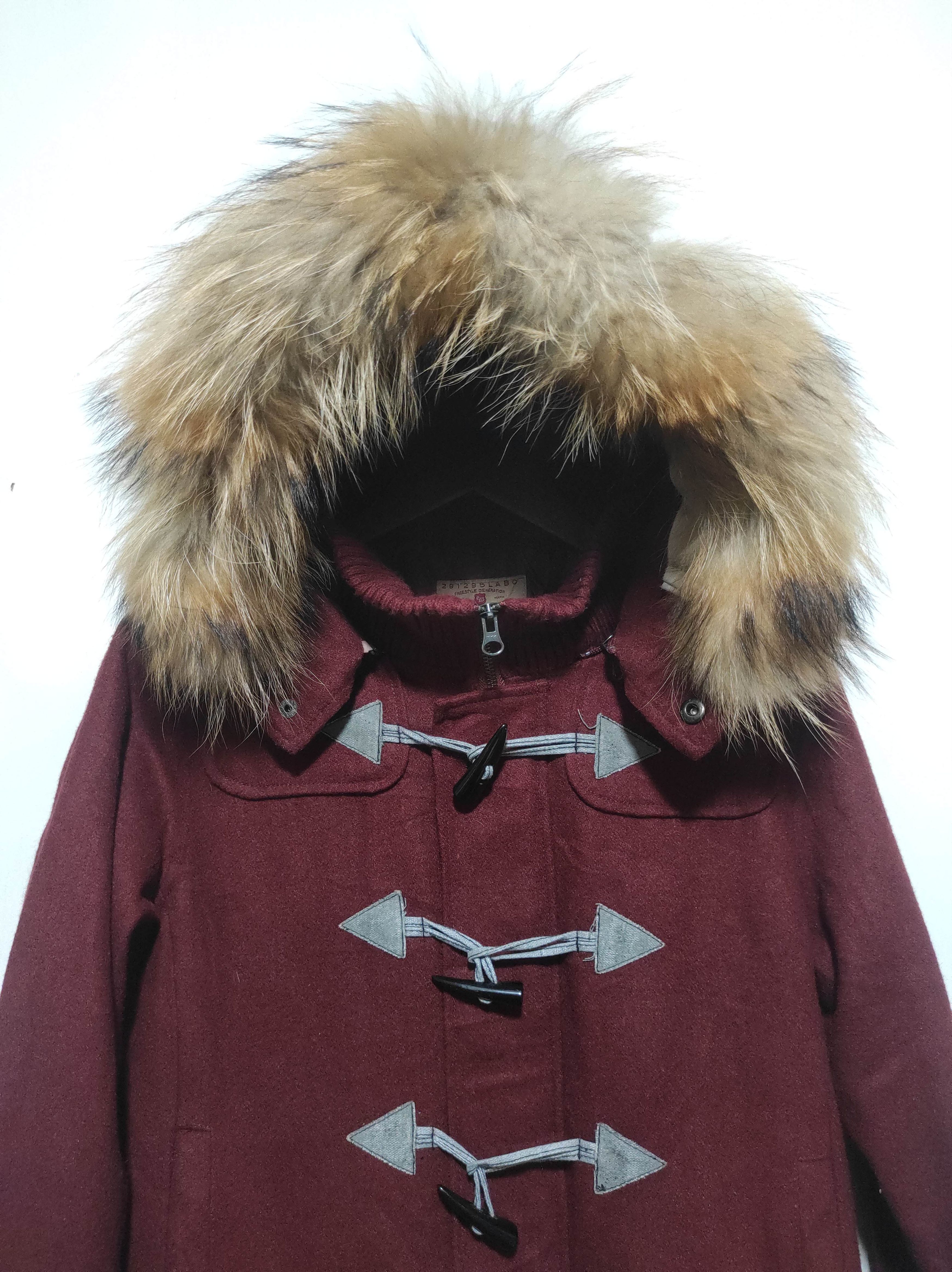 291295=Homme 291295 LABO double zip fur hoodie Duffle ifsix LGB style Size US M / EU 48-50 / 2 - 3 Thumbnail
