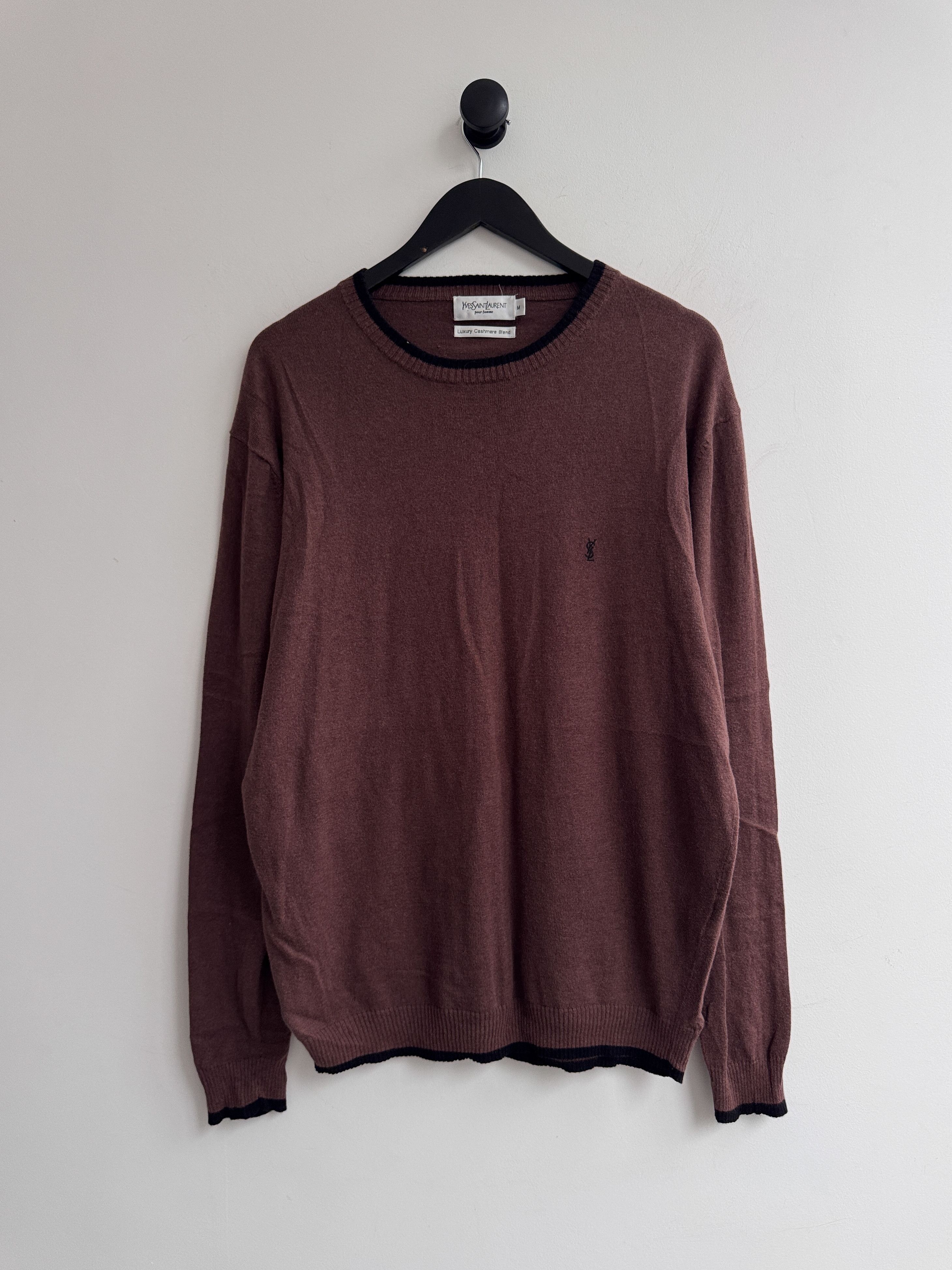 Yves Saint Laurent Yves Saint Laurent YSL Cashmere Sweater Jumper Size US L / EU 52-54 / 3 - 1 Thumbnail