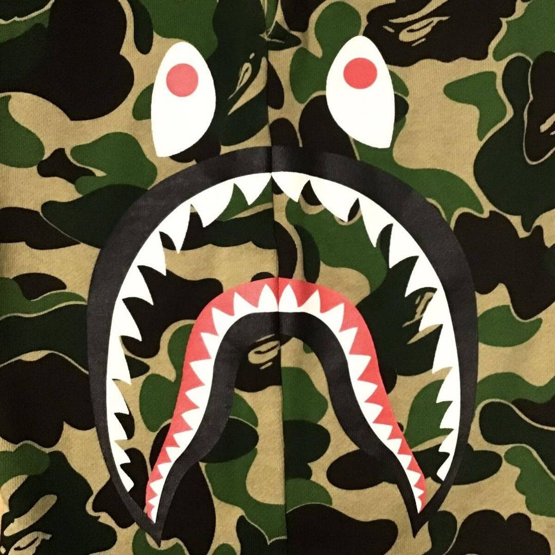 Bape BAPE Side Shark sweat shorts ABC camo green APE ★size XL Size US 36 / EU 52 - 5 Thumbnail