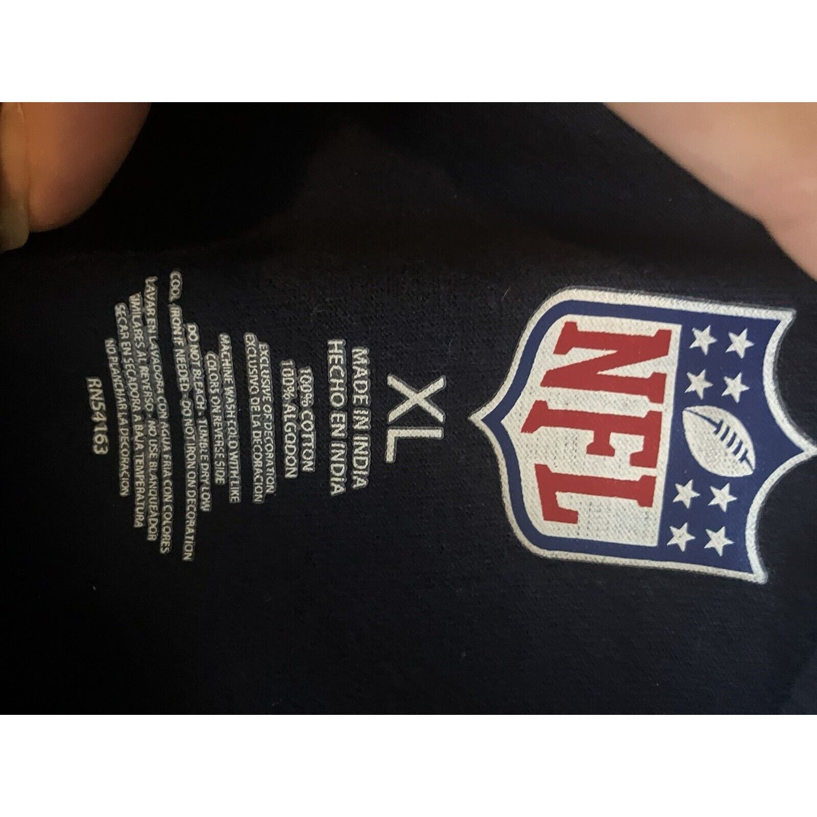 NFL Chicago Bears Football Shirt Mens XL NFL Blue Stitched patch Size US XL / EU 56 / 4 - 6 Thumbnail
