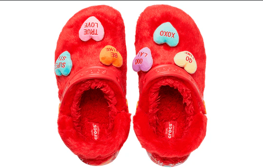 Crocs Crocs Sweethearts x Clog Classic Fur 'Valentine's Day' S 12 Size US 12 / IT 42 - 2 Thumbnail