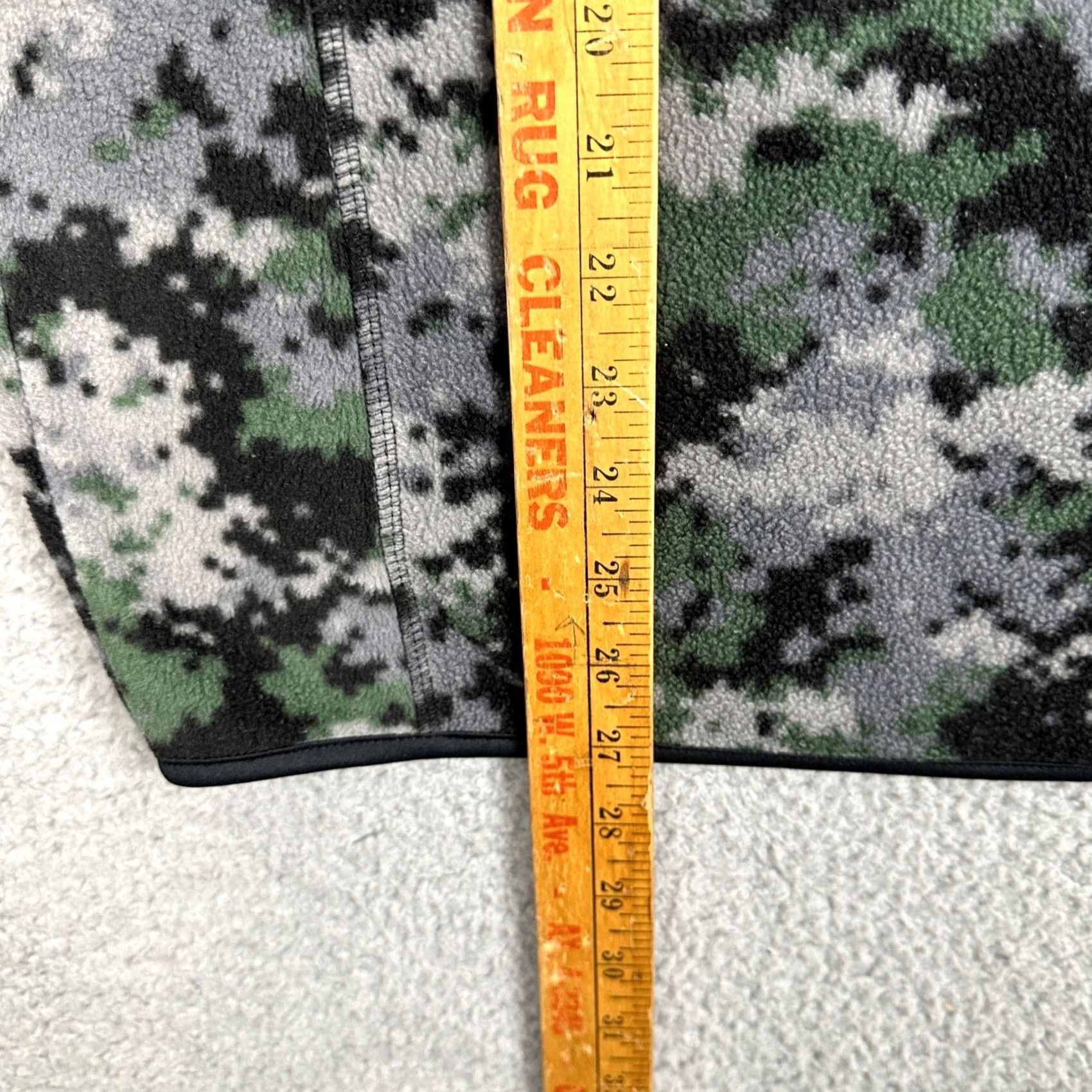 Vintage Canada Weathergear Jacket Fleece Mens Large Green Gray Digital Camo Quarter Zip Size US L / EU 52-54 / 3 - 6 Thumbnail