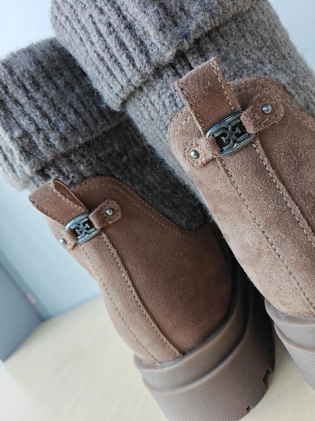 Sam Edelman Sam Edelman Steele Knit Chelsea Boot T / 0047 Size US 10 / IT 40 - 5 Thumbnail