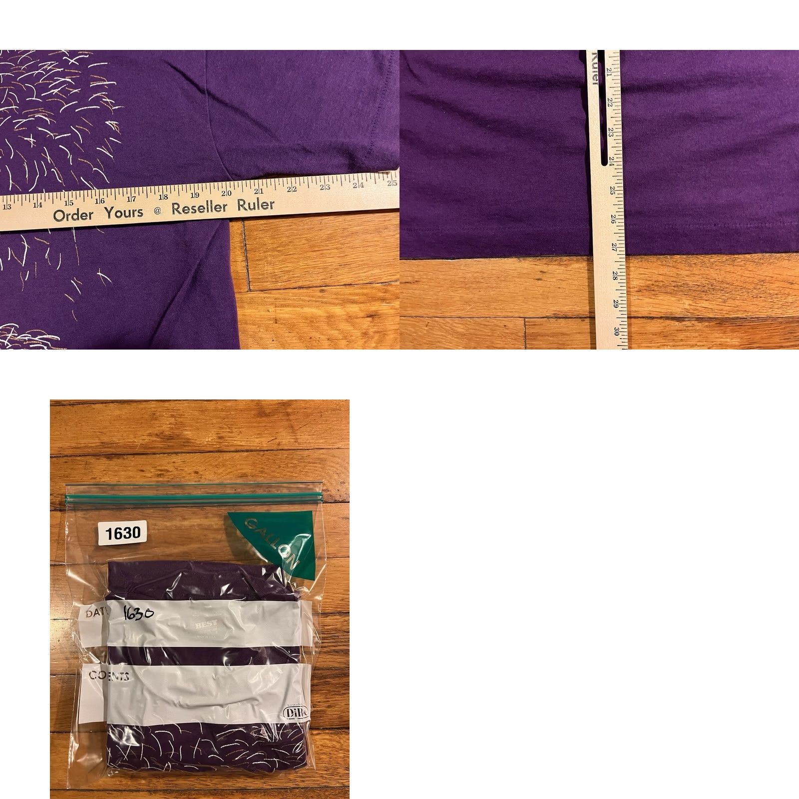 Fruit Of The Loom VINTAGE Dog Hair Everywhere Shirt Men’s L Purple Fruit Of The Loom Best 90s Logo Graphic Print T-Shirt Size US L / EU 52-54 / 3 - 9 Thumbnail