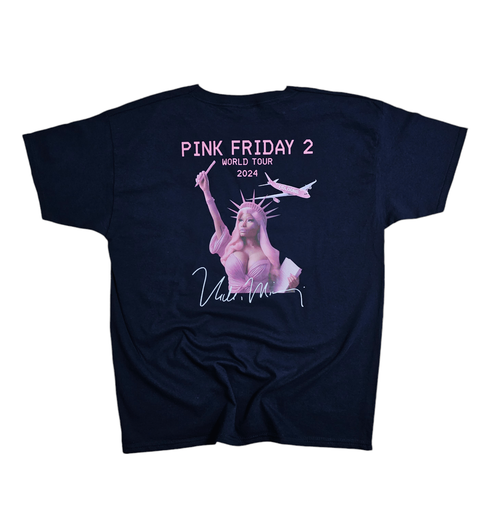 Japanese Brand × Vintage NICKI MINAJ 2024 WORLD TOUR PINK FRIDAY HIP HOP RAP SHIRT L Size US L / EU 52-54 / 3 - 1 Thumbnail