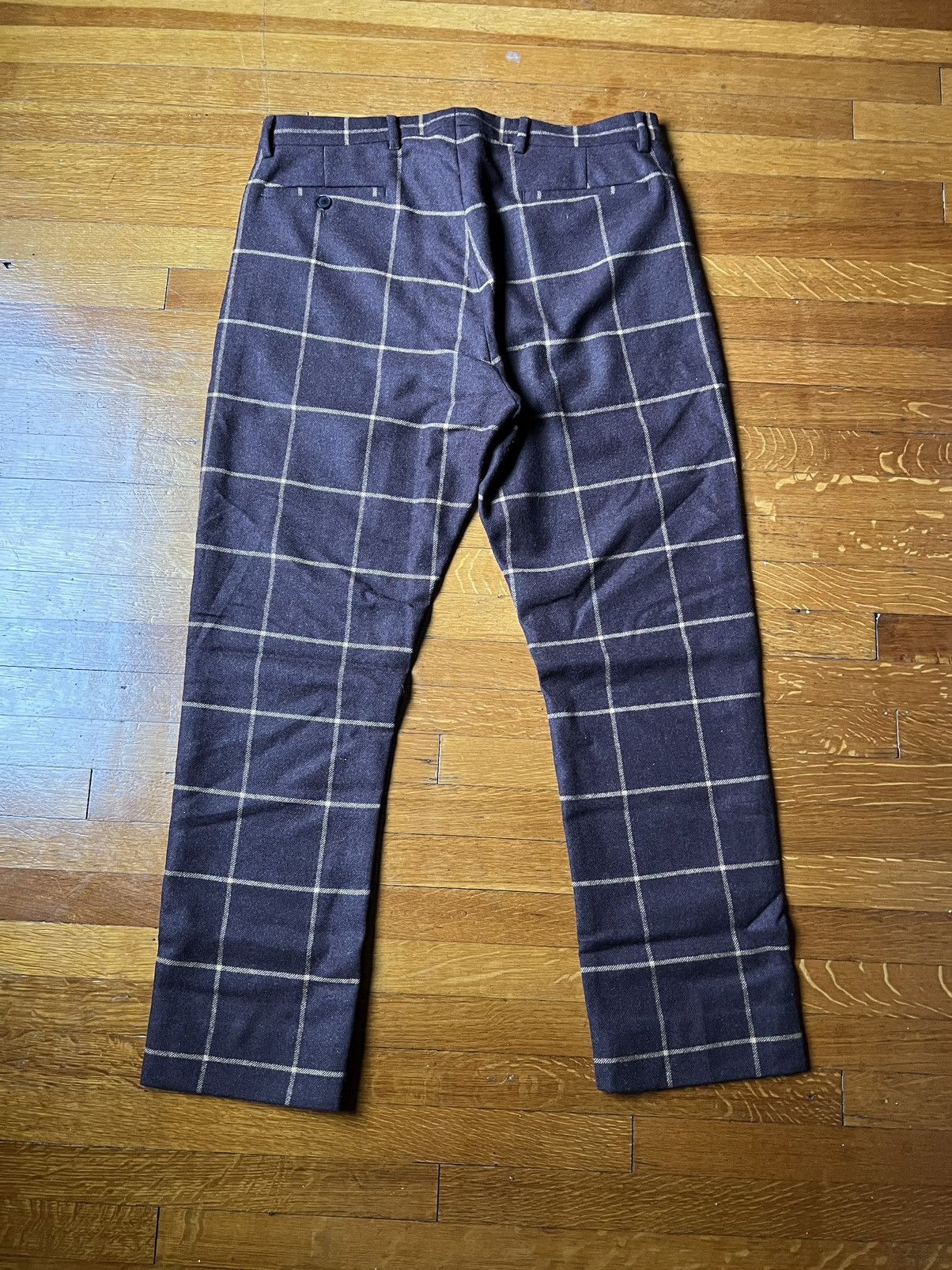 Supreme Supreme windowpane wool trouser | Grailed