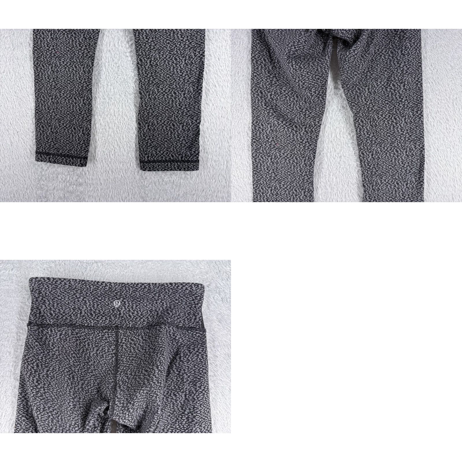 Lululemon Lululemon Wunder Under Cropped Pants Womens 6 Gray 21.5" Digi Pixie W6AASS Yoga Stretch Athletic Casual Camouflage Nylon Microfiber Inseam 21.5 in Size 28" / US 6 / IT 42 - 9 Thumbnail