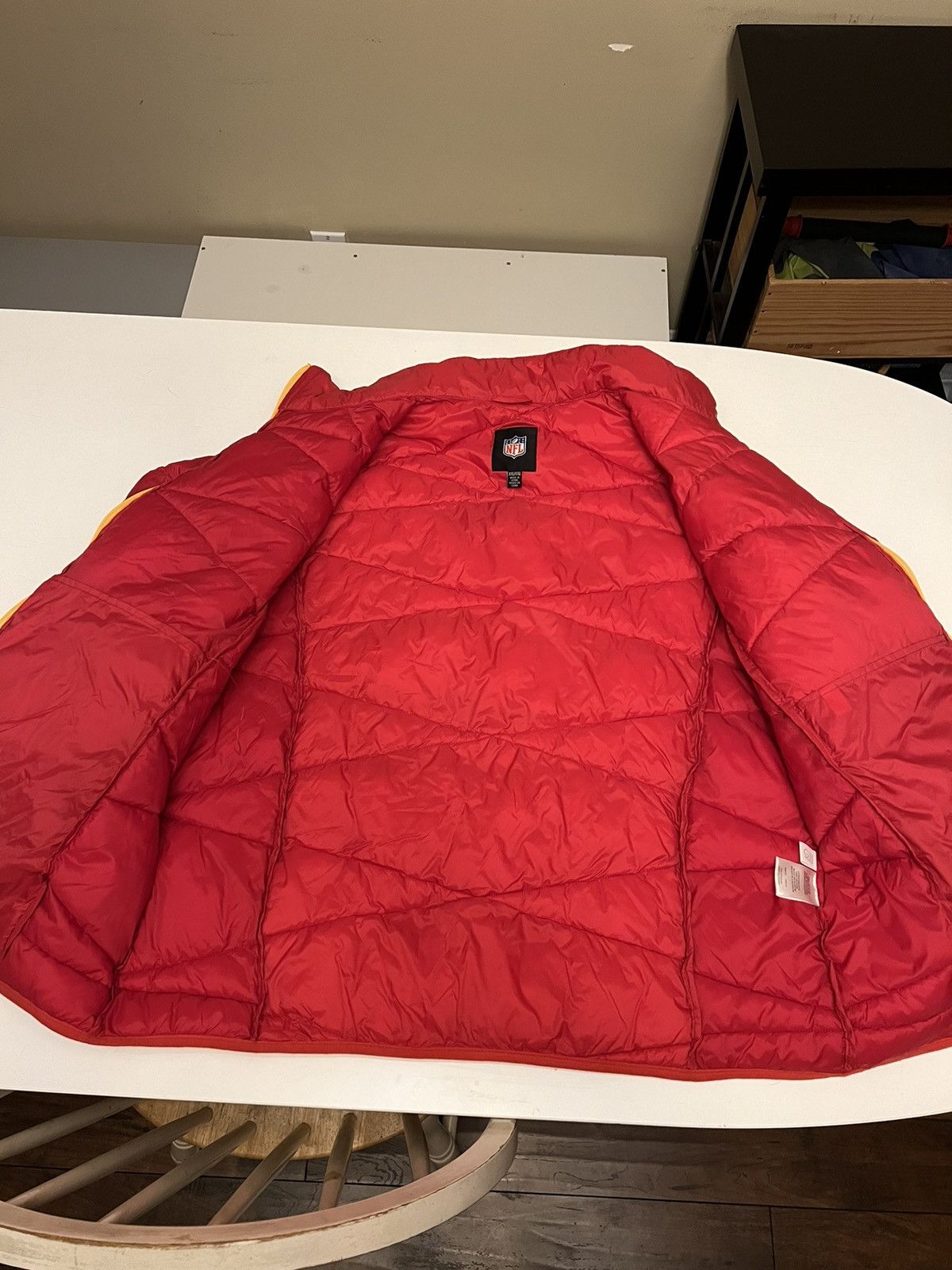 NFL Kansas City chiefs puffer jacket Size US XXL / EU 58 / 5 - 4 Thumbnail