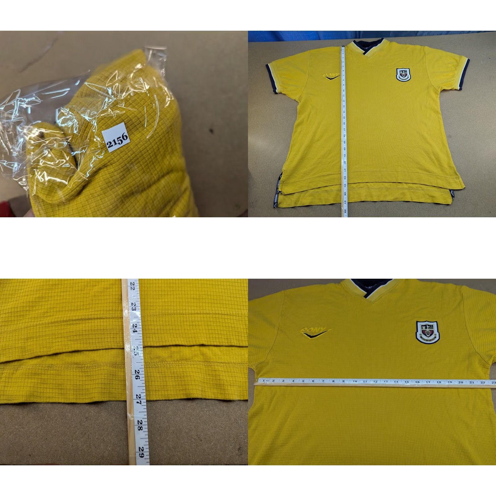PONY Tottenham Hotspur 1997-1998 Training Jersey Mens Medium Pony Yellow Adult Shirt Size US M / EU 48-50 / 2 - 8 Thumbnail