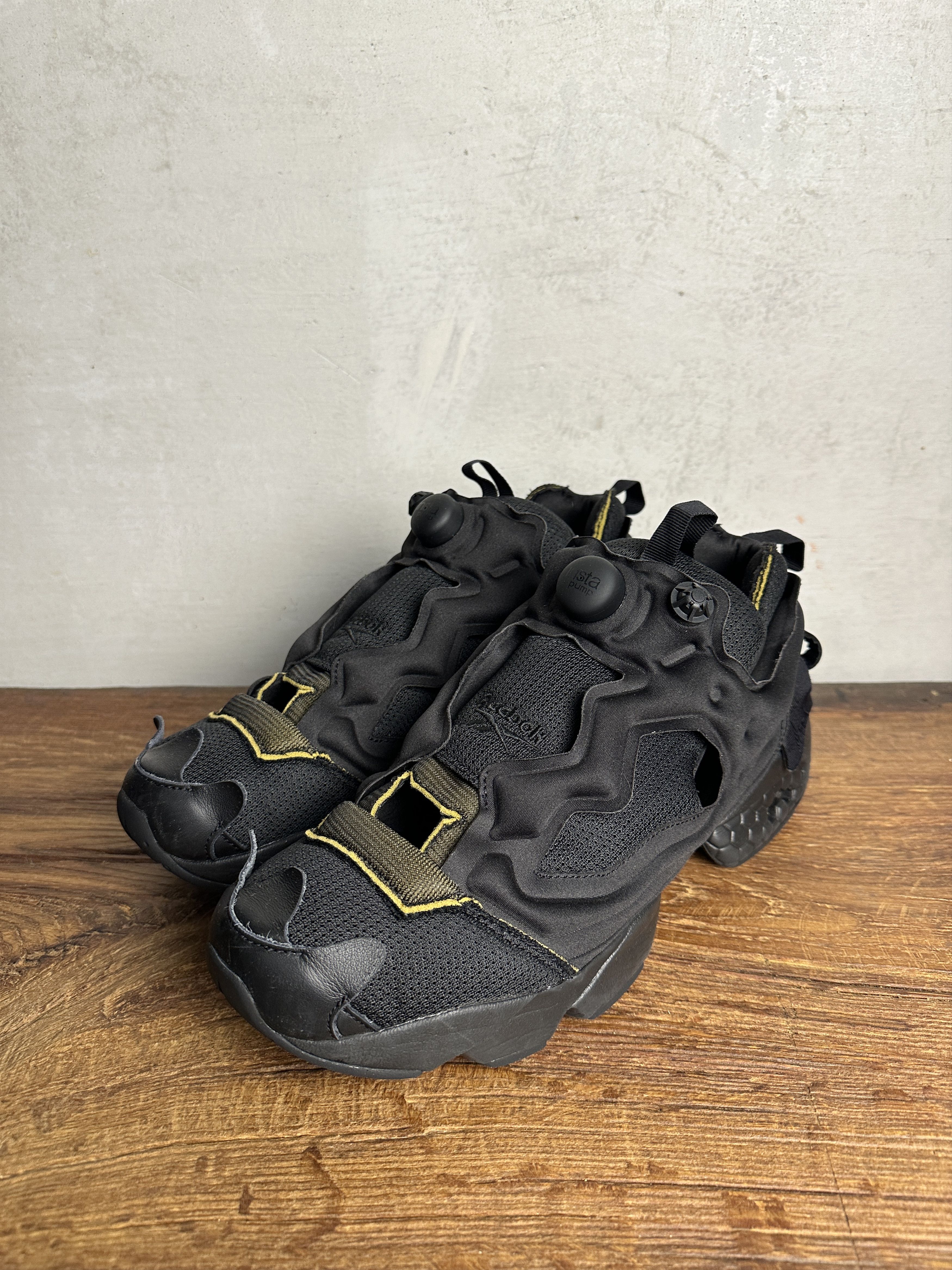 Maison Margiela × Reebok REEBOK MAISON MARGIELA INSTAPUMP FURY MEMORY OF SHOES BLACK Size US 11.5 / EU 44-45 - 3 Thumbnail
