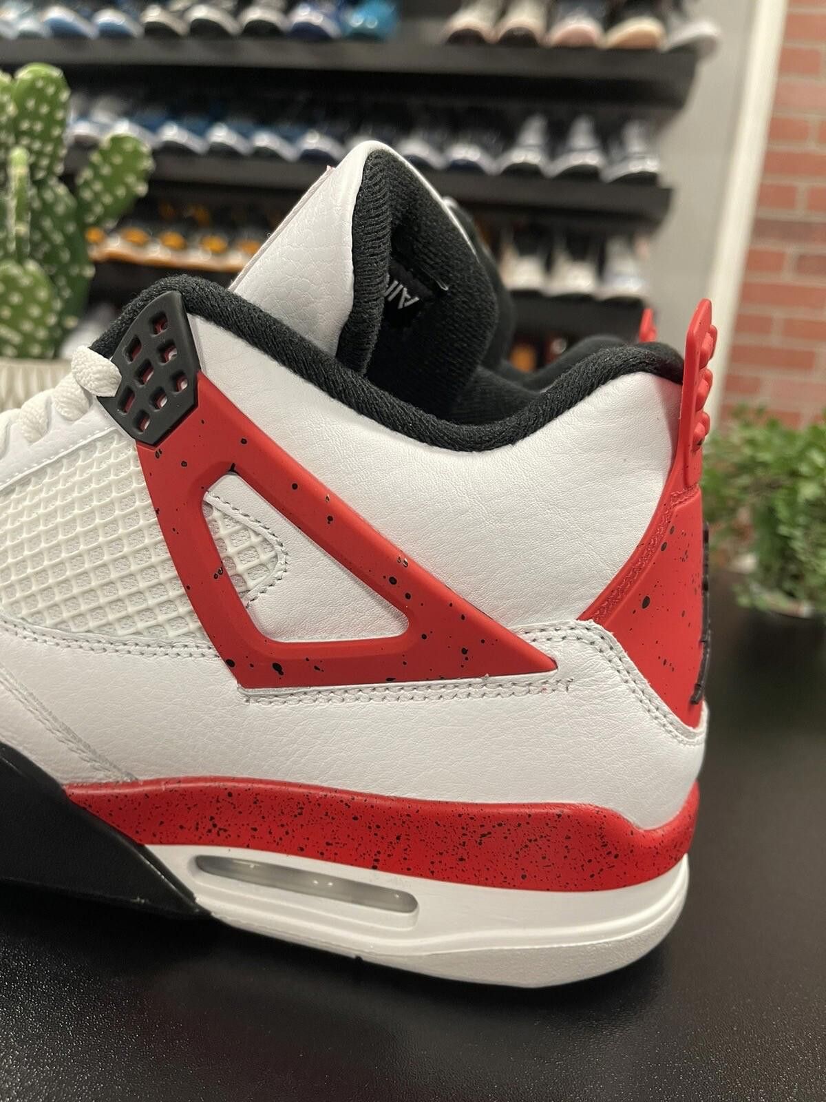 Nike Size 12 - Air Jordan 4 Retro Red Cement DH6927-161 OG Nike Size US 12 / EU 45 - 3 Thumbnail
