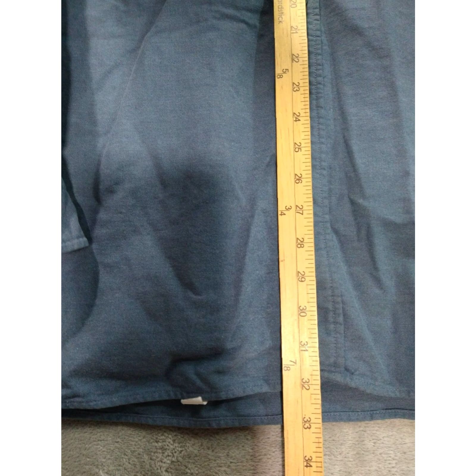 Vintage VINTAGE LL Bean Shirt Mens XXL Blue Chamois Long Sleeve Button-Down Traditional Fit with Pockets Mens Size US XXL / EU 58 / 5 - 3 Thumbnail