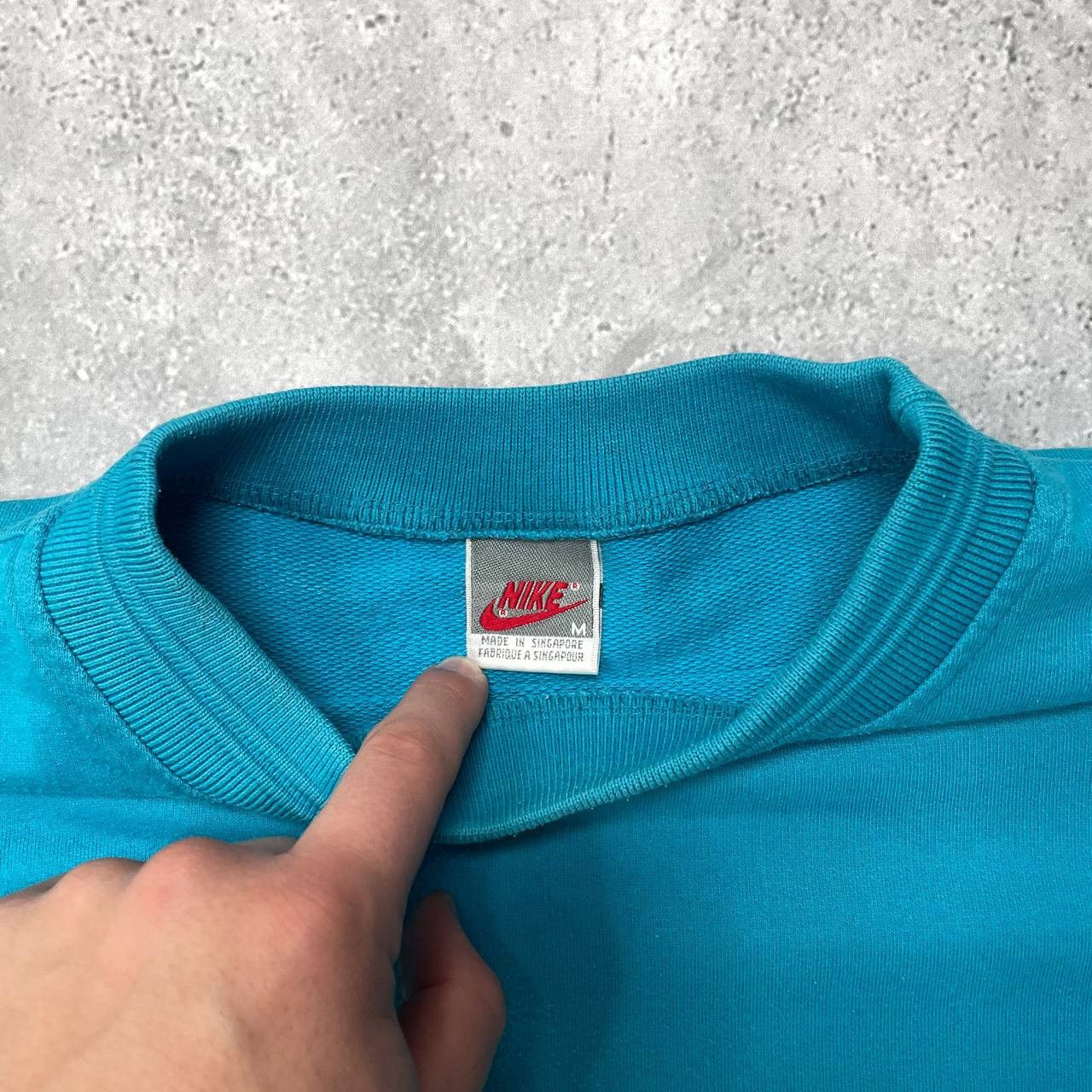 Other Vintage 90s Nike Beaverton Oregon Sweatshirt Blue Crewneck Size US M / EU 48-50 / 2 - 4 Thumbnail