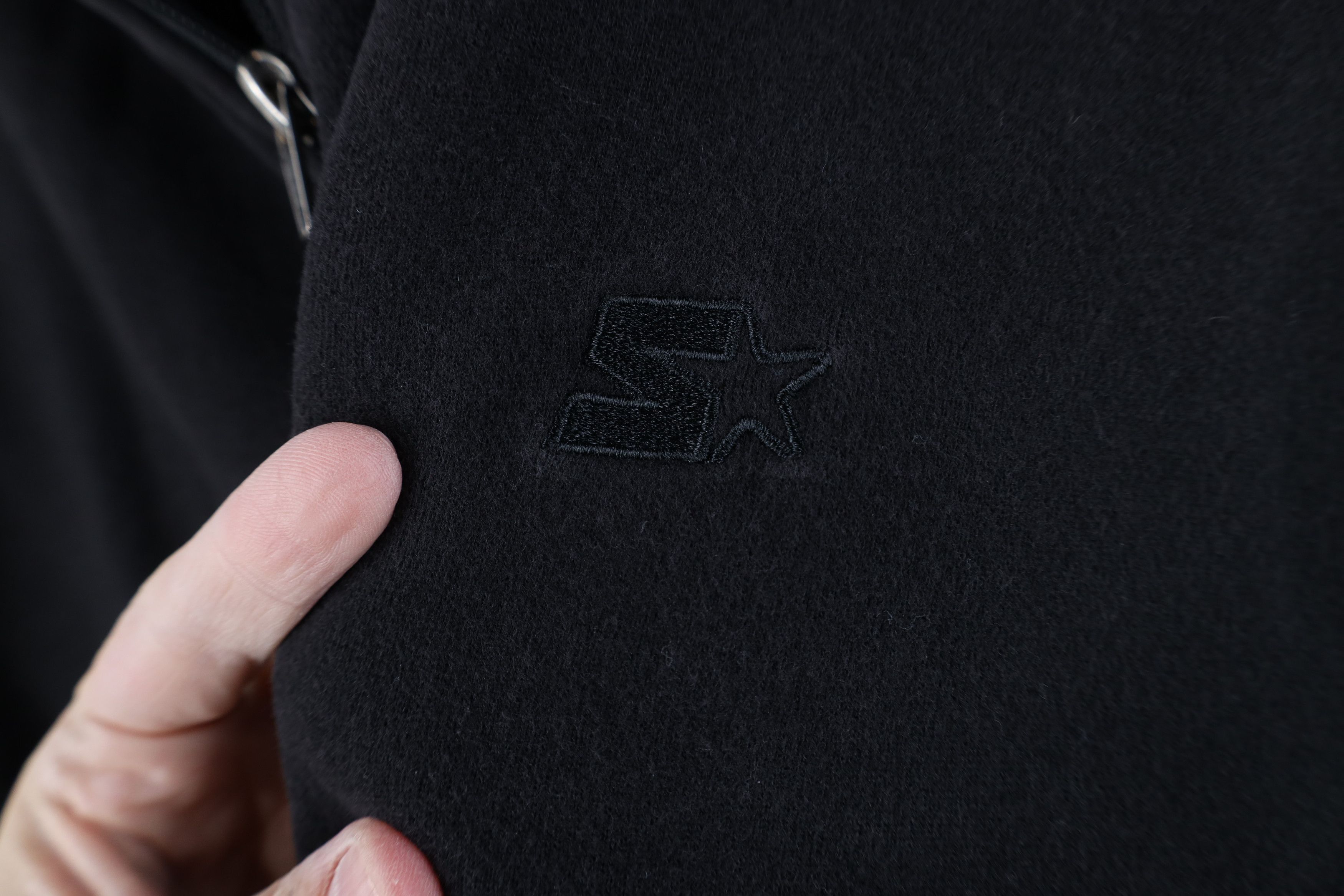 Starter Vintage 90s Starter Full Zip Sweatshirt Jacket Black Size US M / EU 48-50 / 2 - 4 Thumbnail