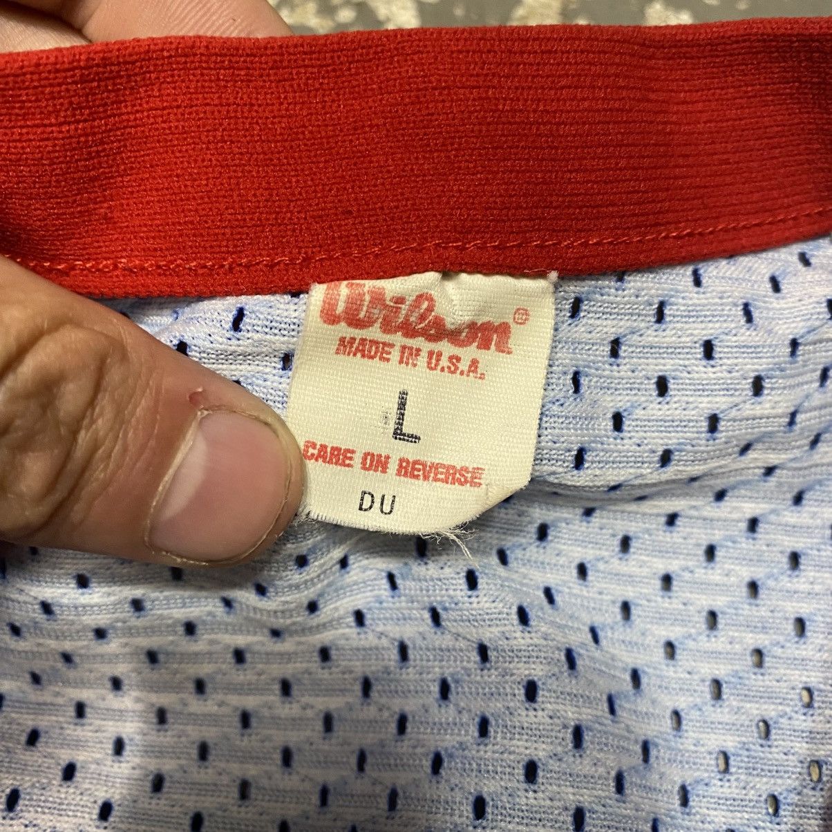 NFL × Vintage Vintage New York Giants Cropped Mesh Wilson Jersey NY 90s US Size US L / EU 52-54 / 3 - 3 Thumbnail