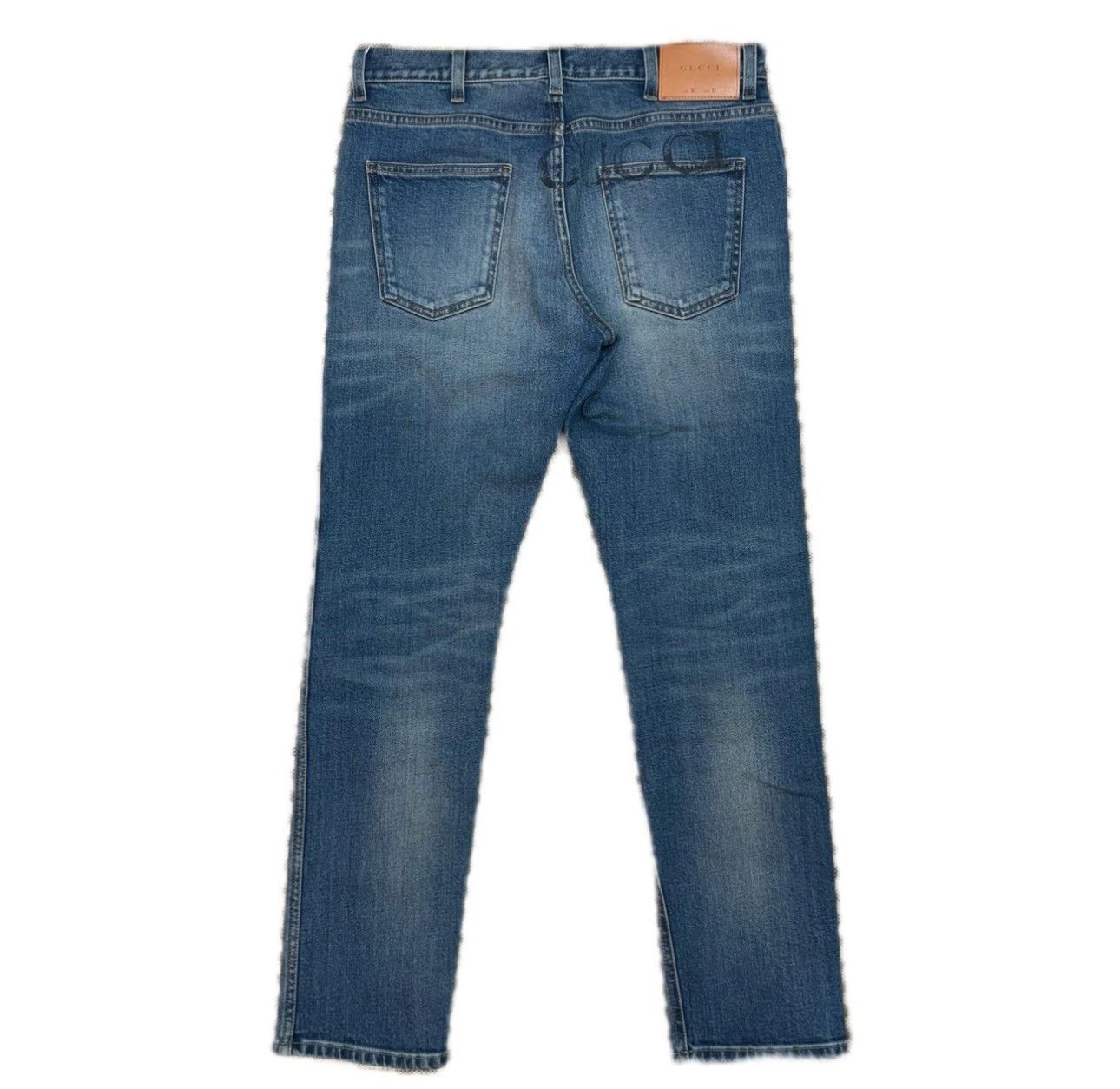 Gucci GUCCI×MLB co-branded embroidered jeans Size US 31 - 2 Thumbnail