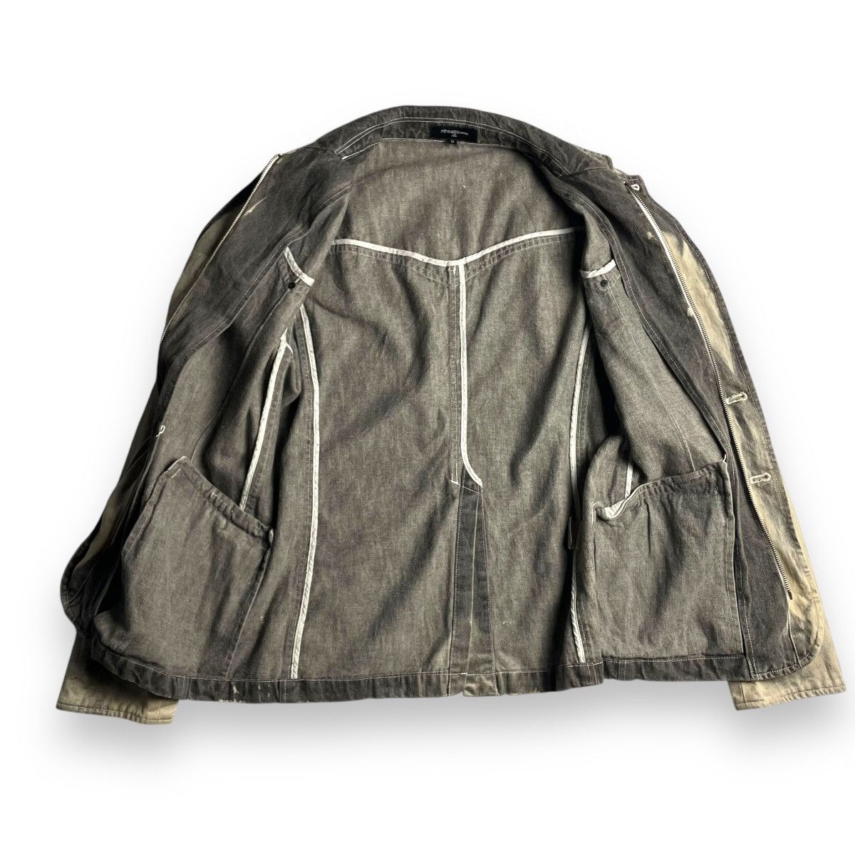 In The Attic 🇯🇵 IN THE ATTIC HOMME WASHED DENIM JACKET Size US M / EU 48-50 / 2 - 4 Thumbnail